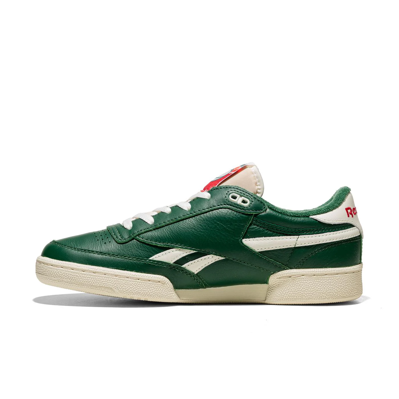 Reebok Club C Revenge Vintage Dark Green/Chalk/Neon Cherry - Image 2