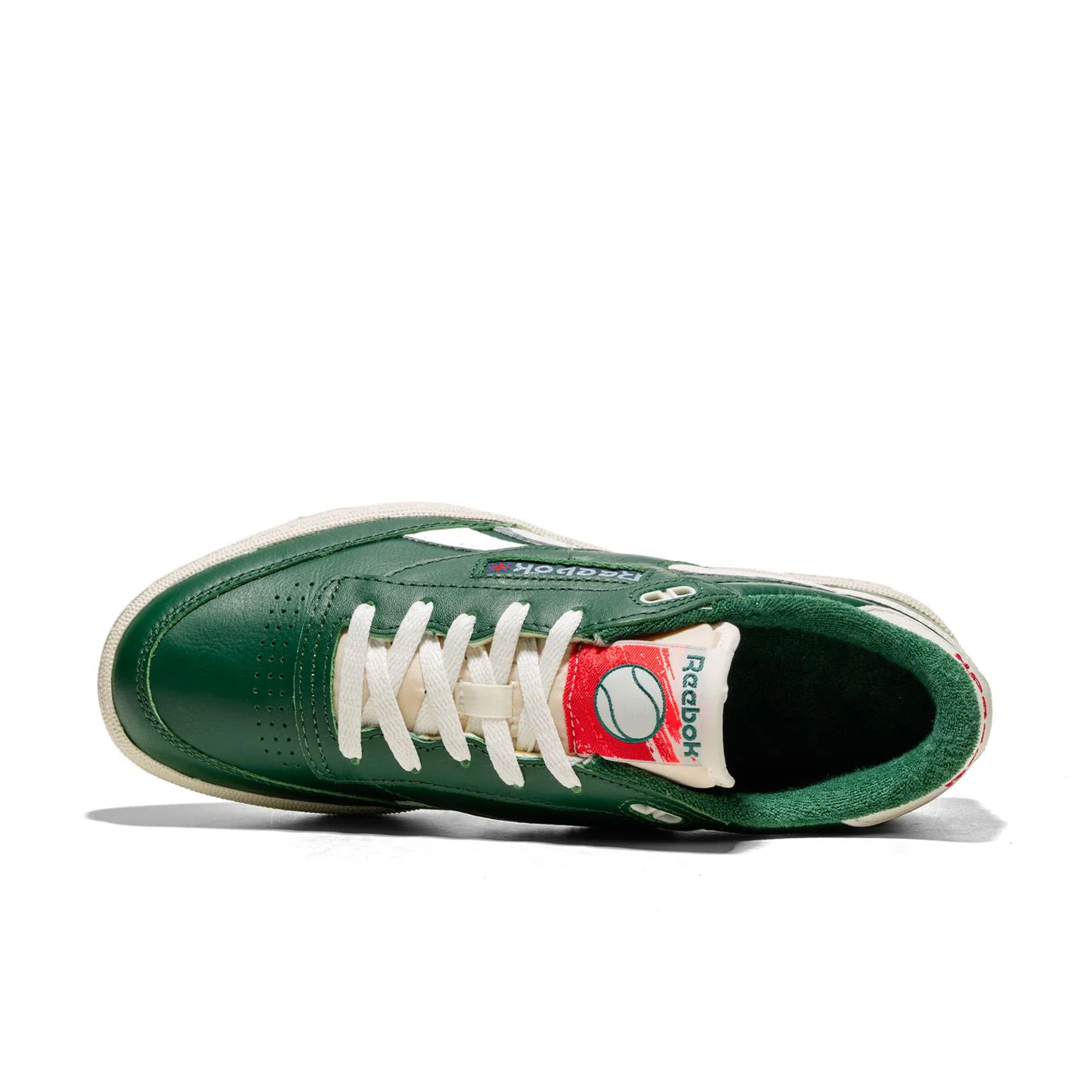 Reebok Club C Revenge Vintage Dark Green/Chalk/Neon Cherry - Image 5