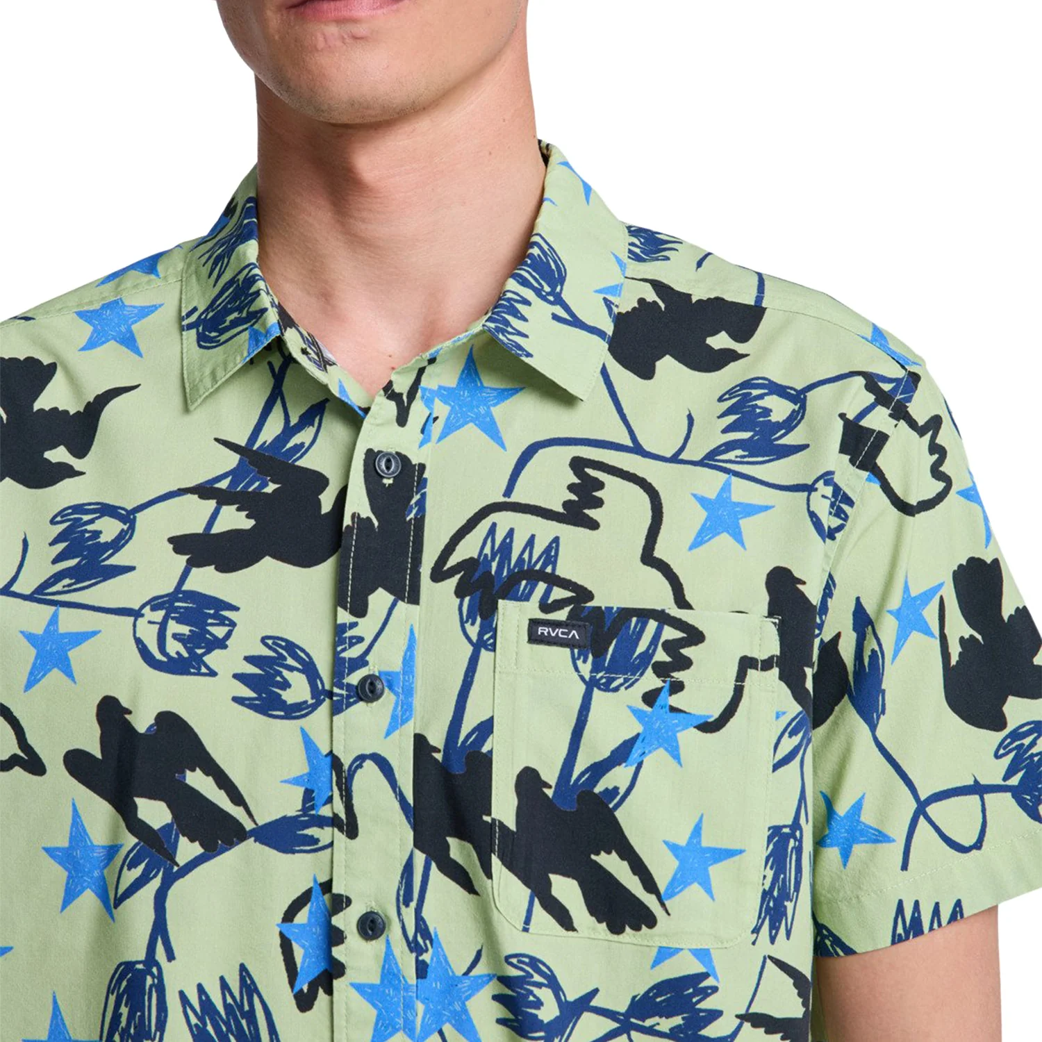 RVCA Antonia Figueiredo Dive In SS Shirt Beechnut - Image 3