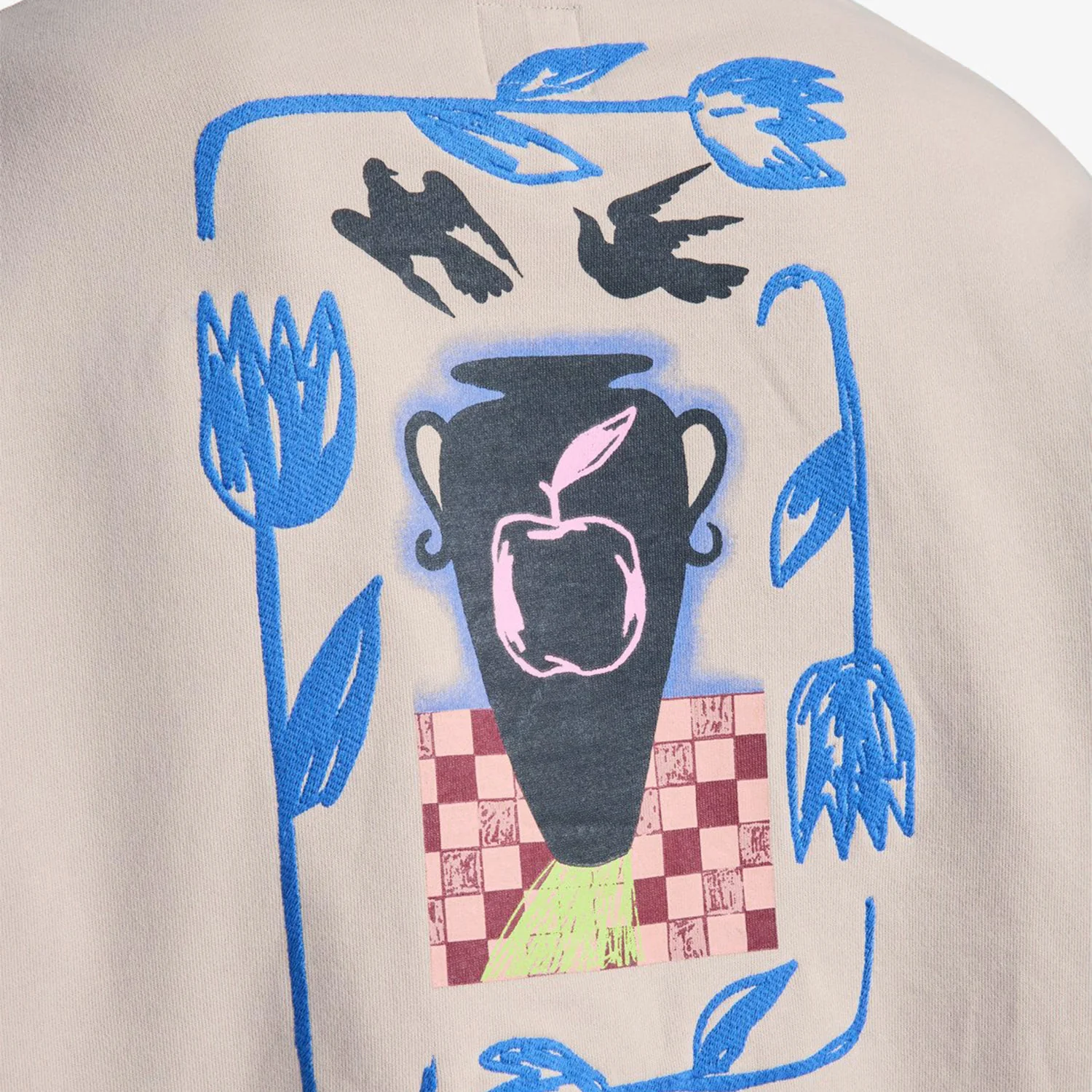 RVCA Antonia Figueiredo Love Birds Hoodie Moonbeam - Image 3