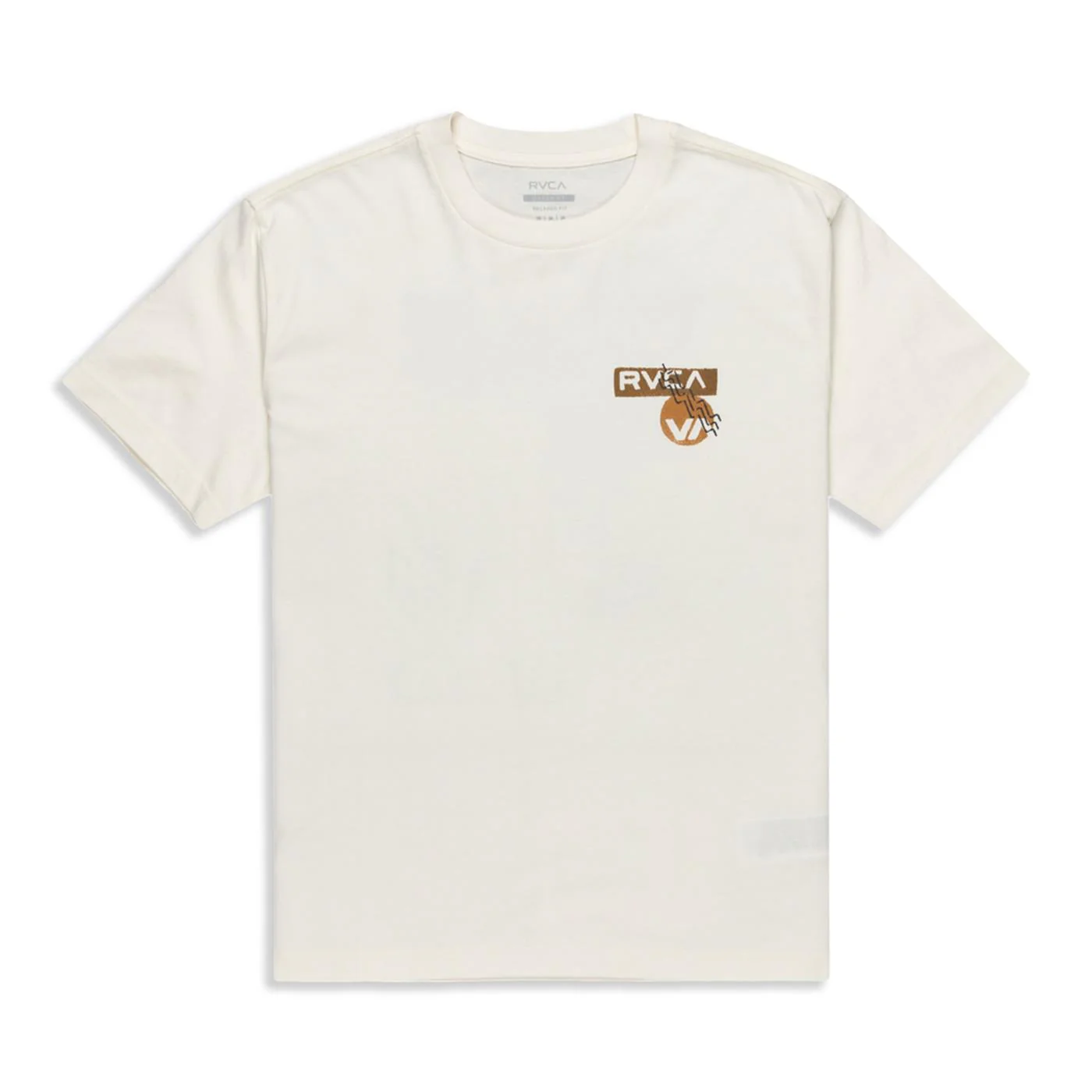RVCA Desertscape T-Shirt Antique White - Image 2