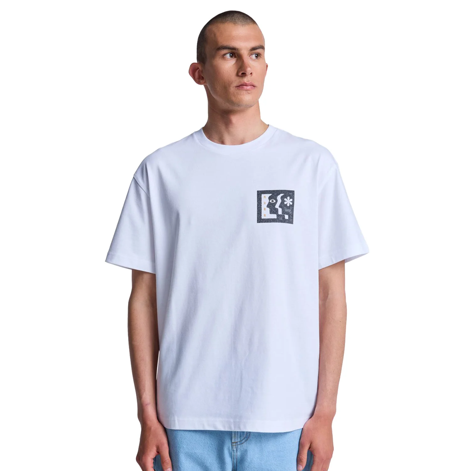 RVCA Face To Face T-Shirt White