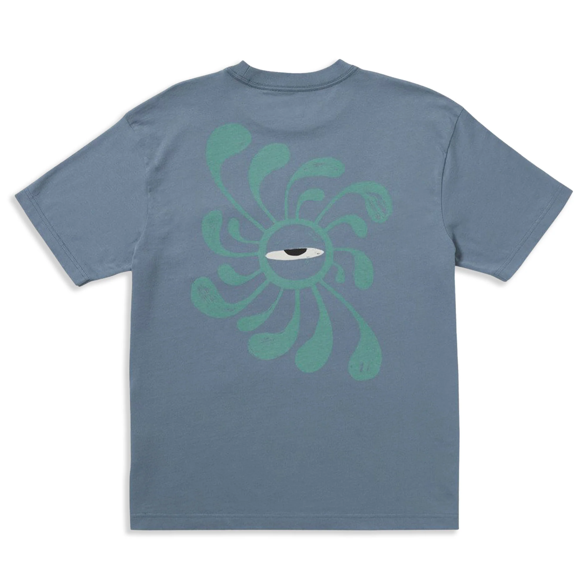 RVCA Lauryn Alvarez Eye Swirl Pocket T-Shirt Vintage Navy