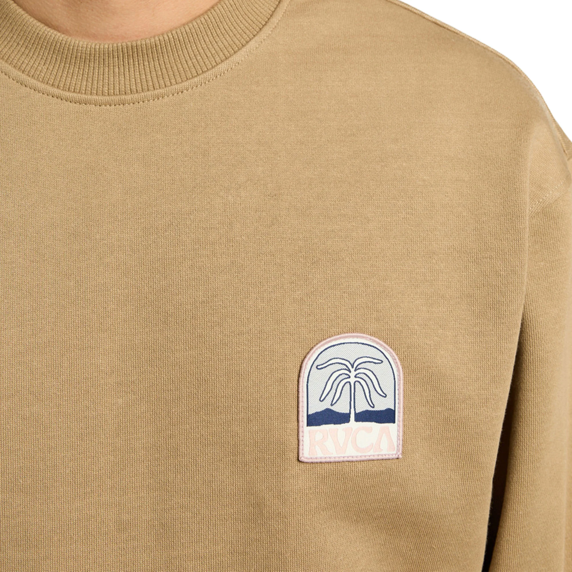 RVCA Palm Crest Crew Coyote - Image 4