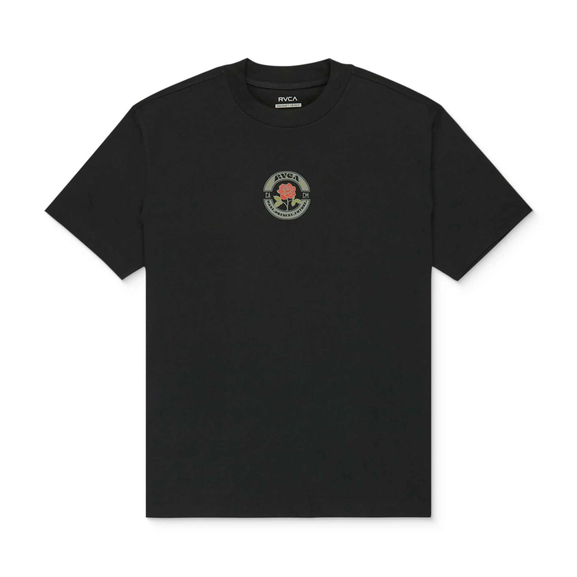 RVCA Roses Poster T-Shirt Black - Image 2