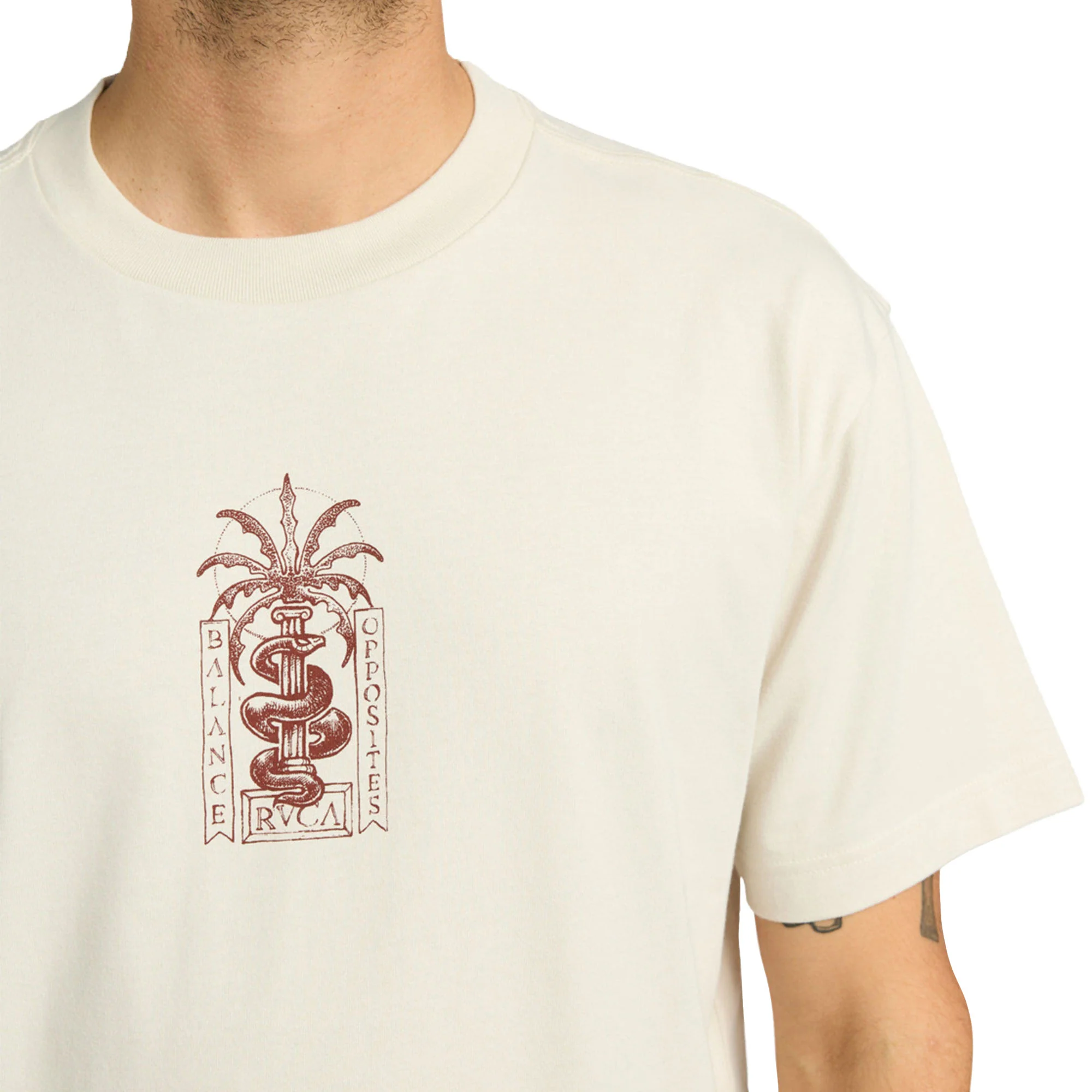 RVCA Serpent T-Shirt Ceramic - Image 4