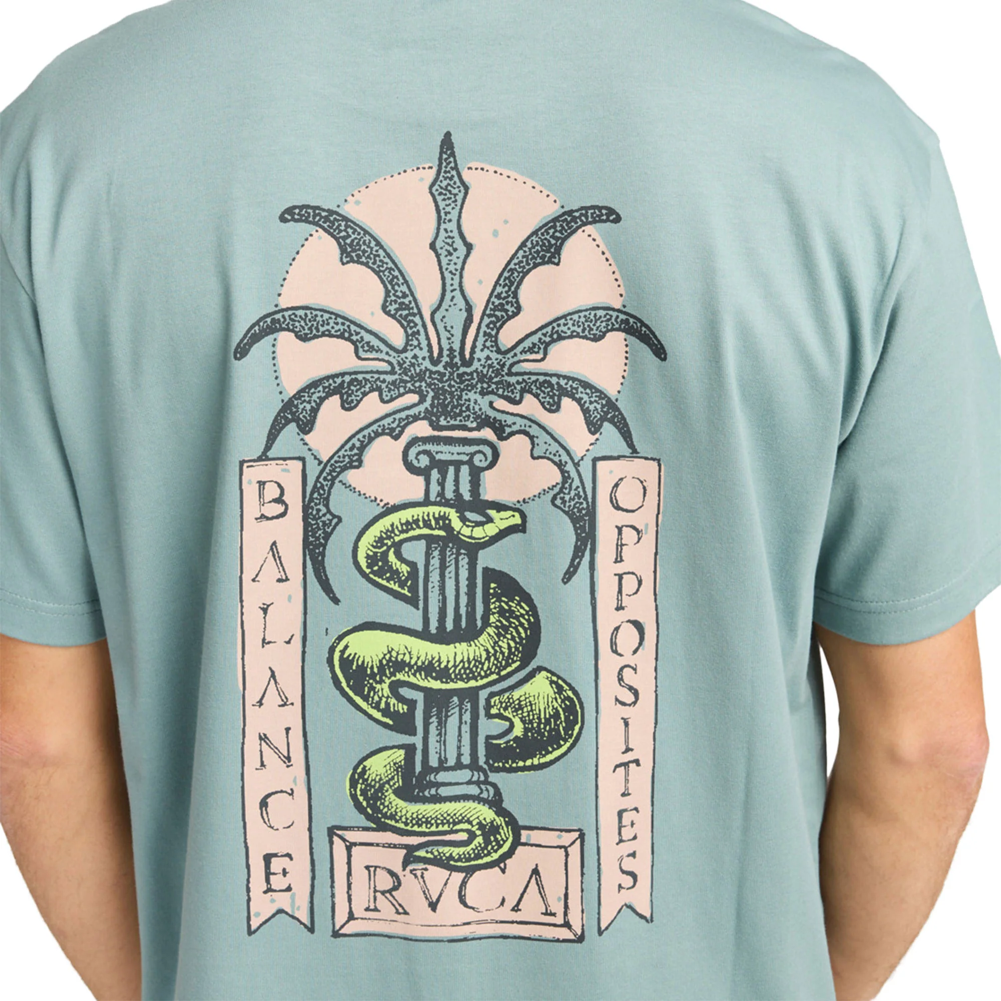 RVCA Serpent T-Shirt Lead - Image 3