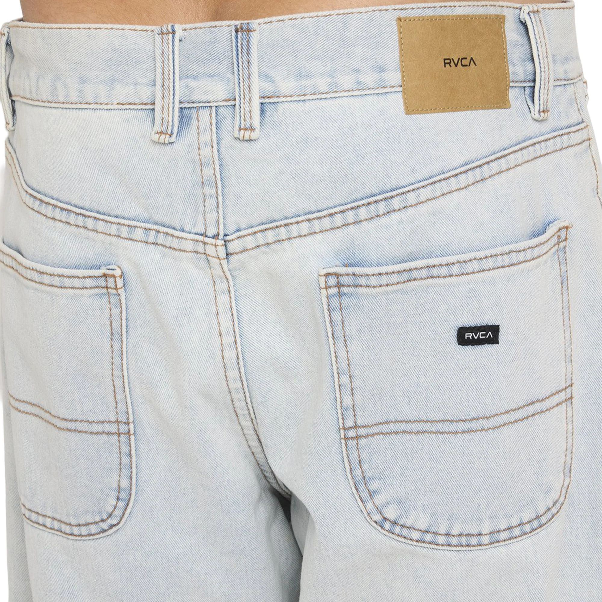 RVCA Skate Denim Pant Ash Blue - Image 3