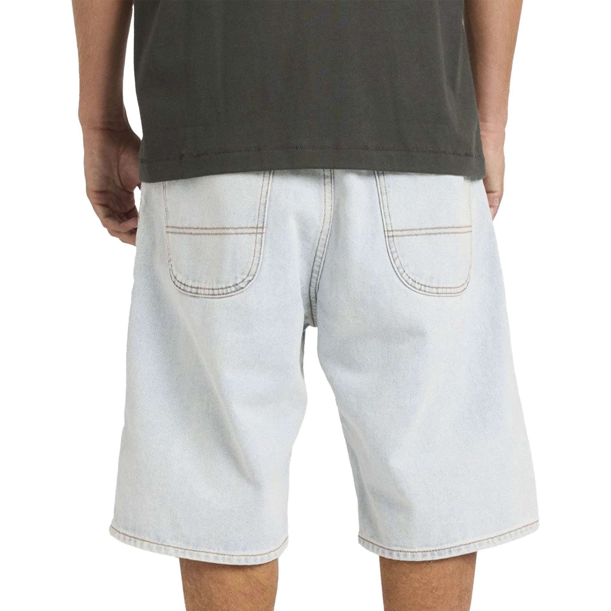 RVCA Skate Denim Short Ash Blue - Image 2