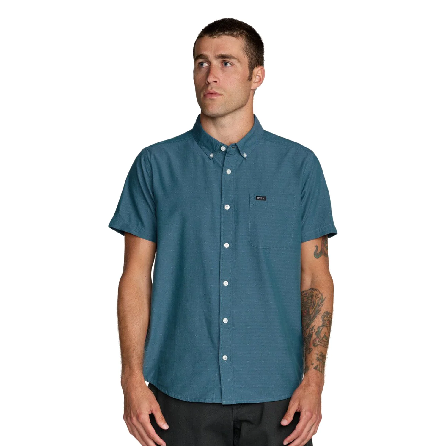 RVCA Thatll Do Dobby SS Shirt Atlantic