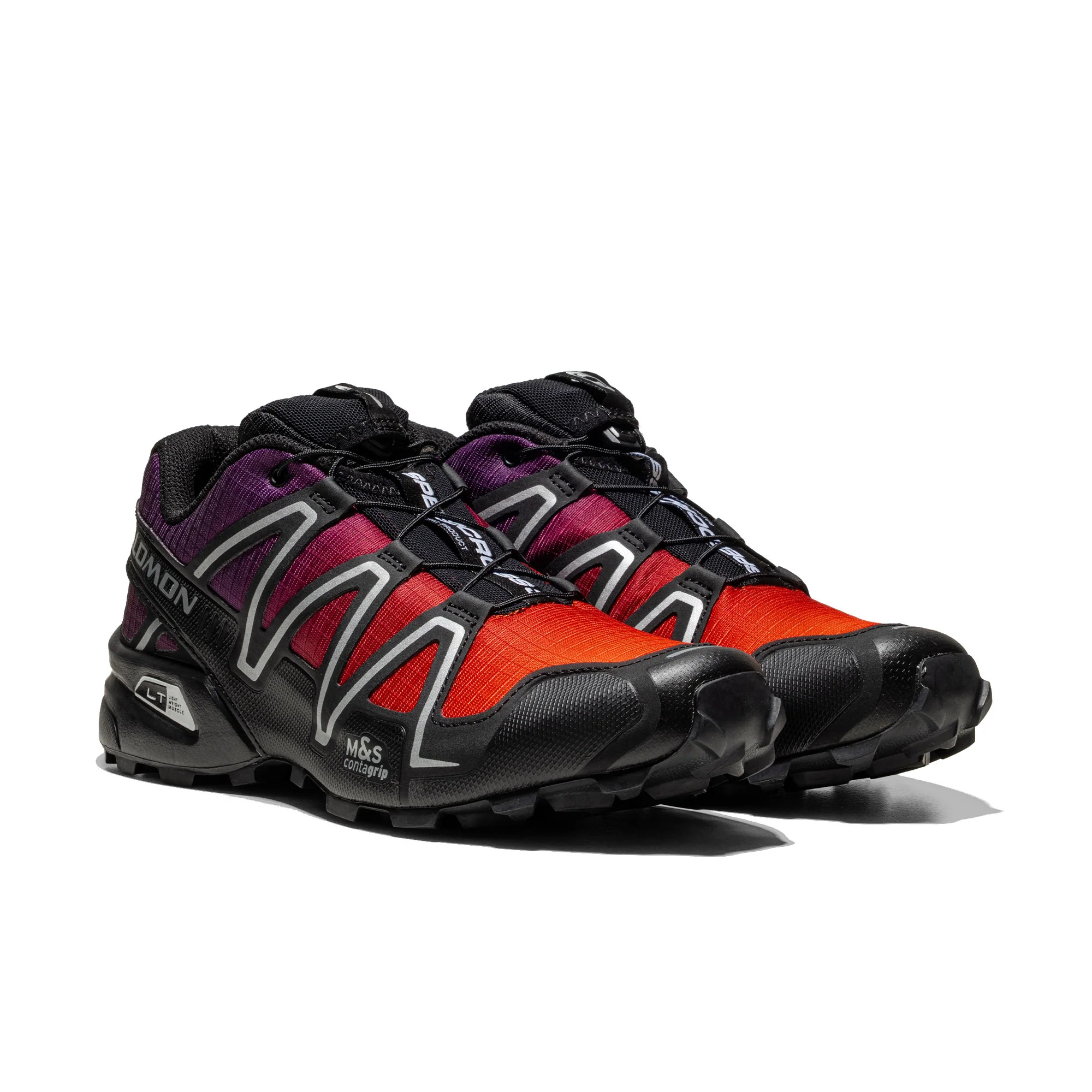 Salomon Speedcross 3 Black/Plum Perfect/Ftw Silver - Image 2