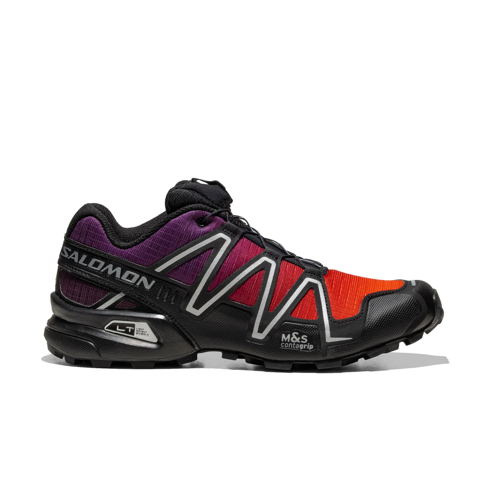 Salomon Speedcross 3 Black/Plum Perfect/Ftw Silver - Image 7