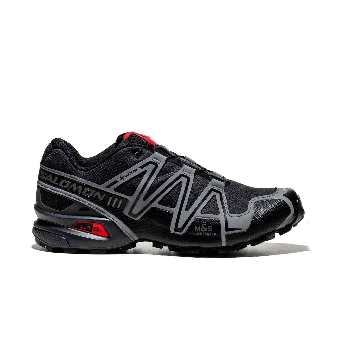 Salomon Speedcross 3 GTX Black/Asphalt/Flame Scarlet