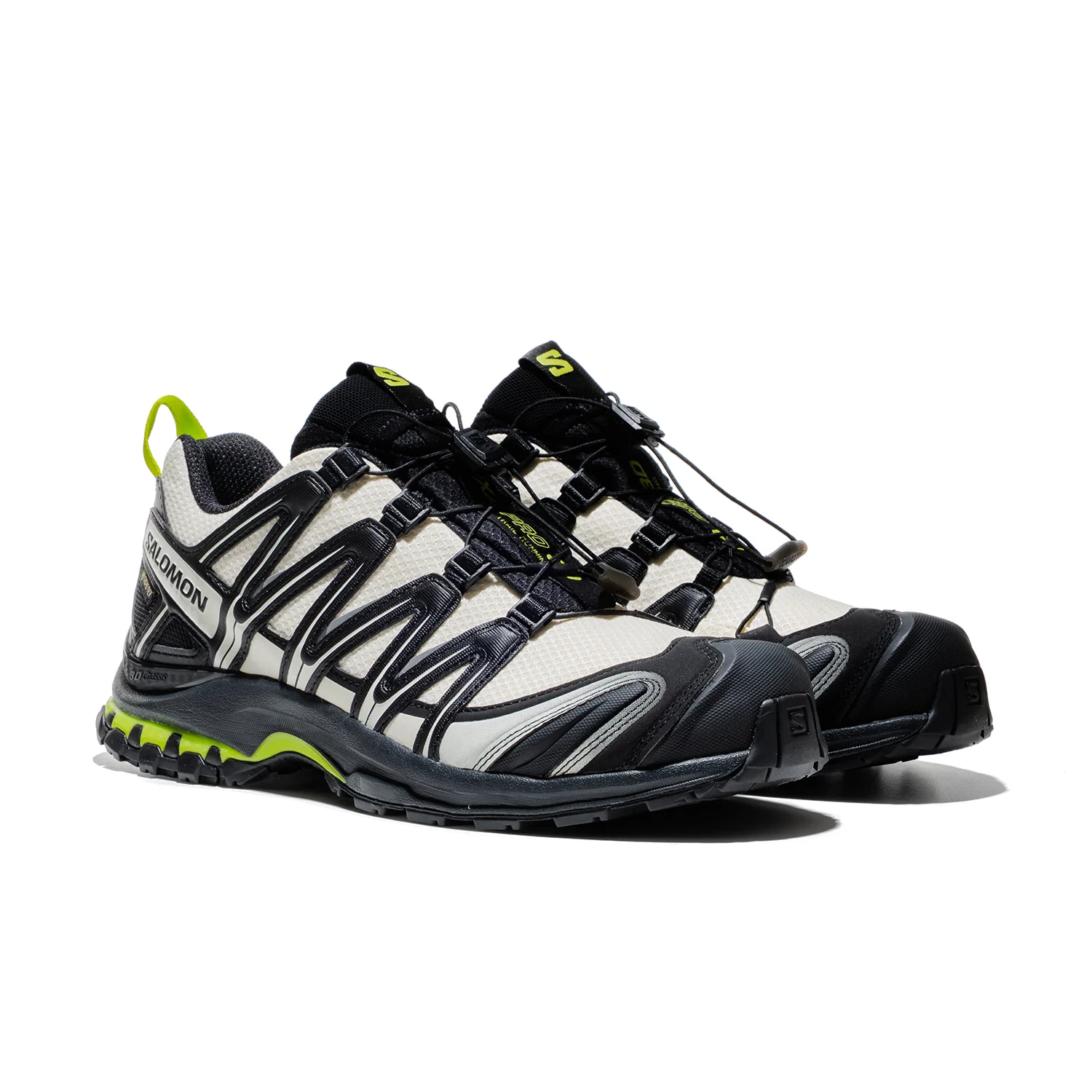 Salomon XA Pro 3D GTX Vanilla Ice/Black/Acid Lime - Image 3