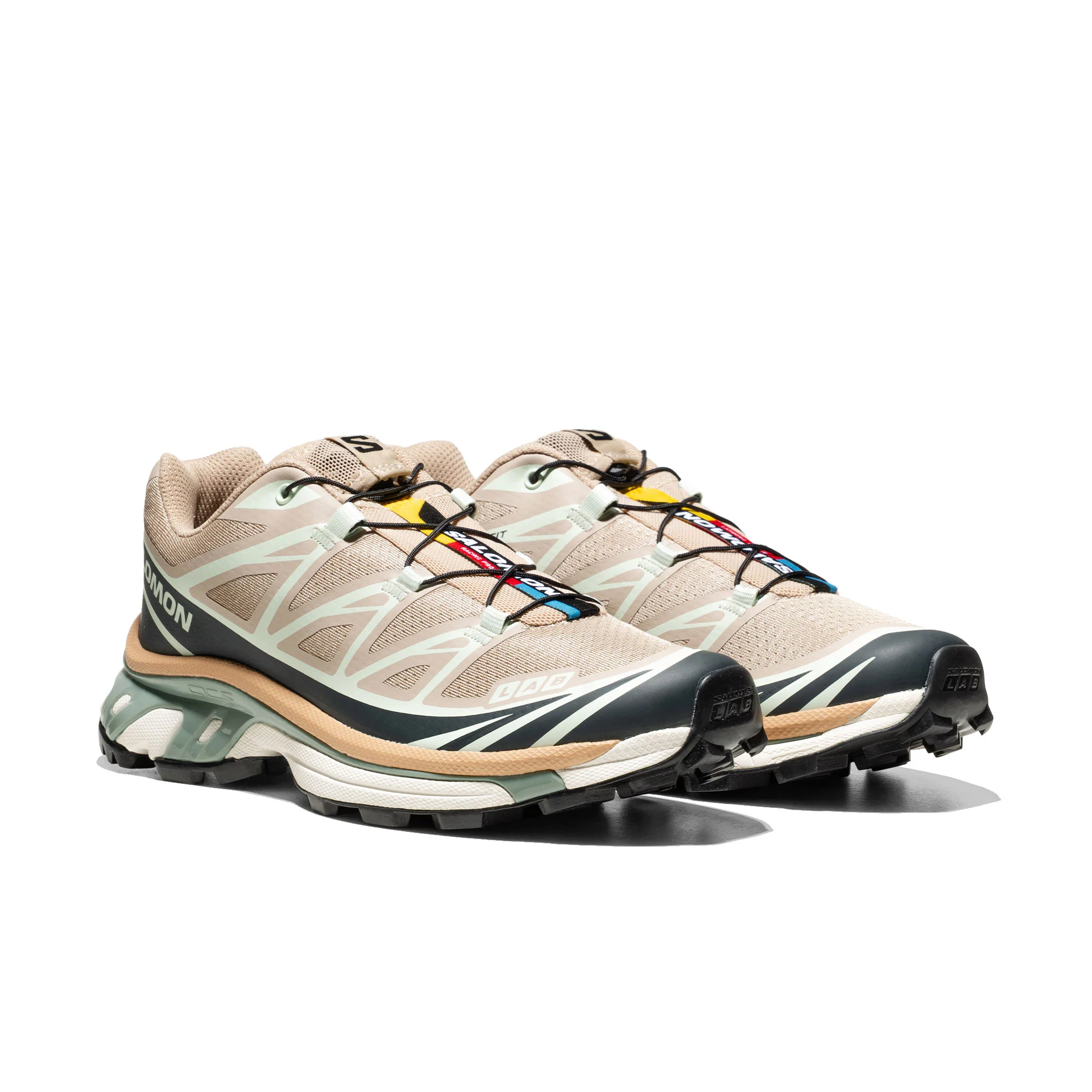 Salomon XT-6 Oxford Tan/Carbon/Clearly Aqua - Image 2
