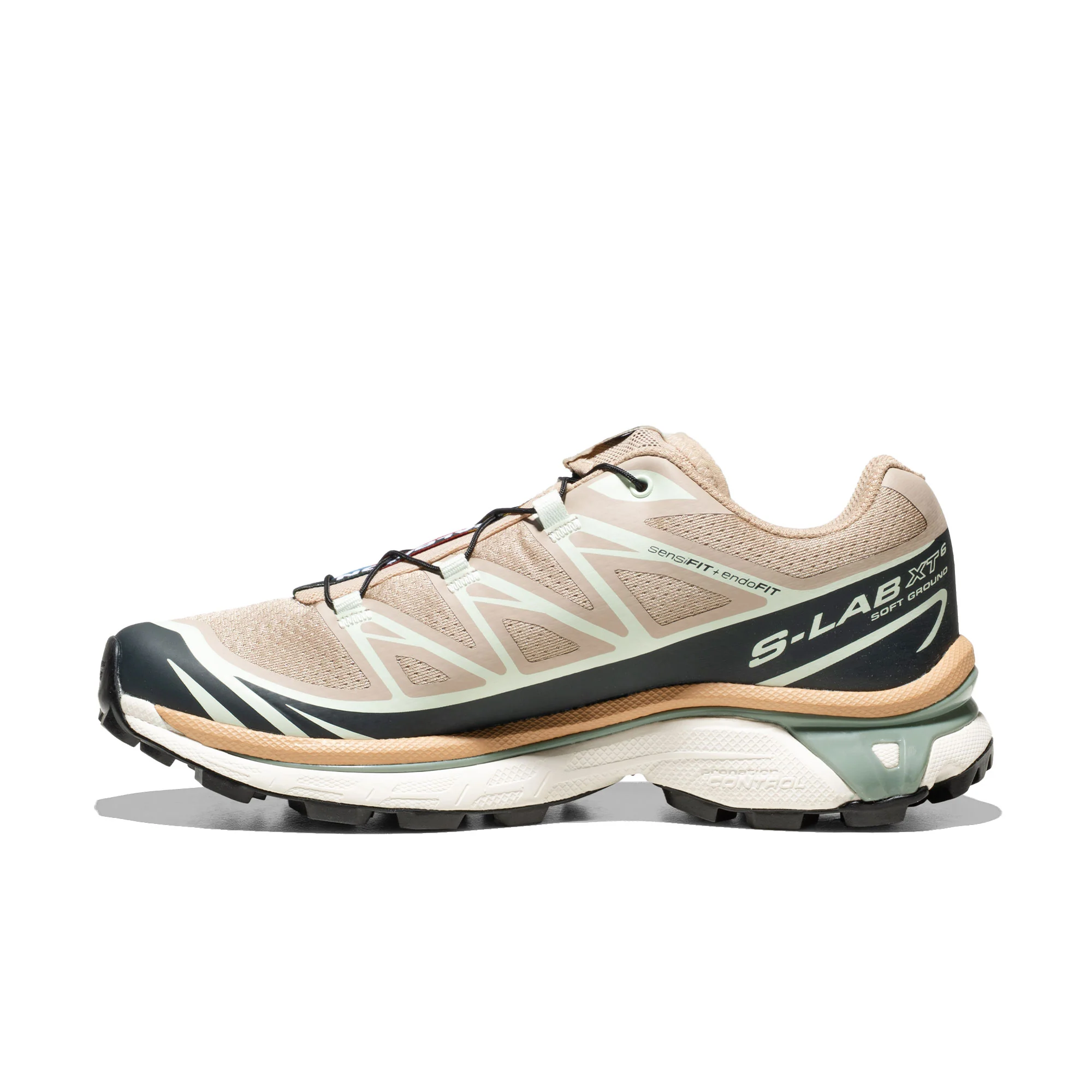 Salomon XT-6 Oxford Tan/Carbon/Clearly Aqua - Image 3
