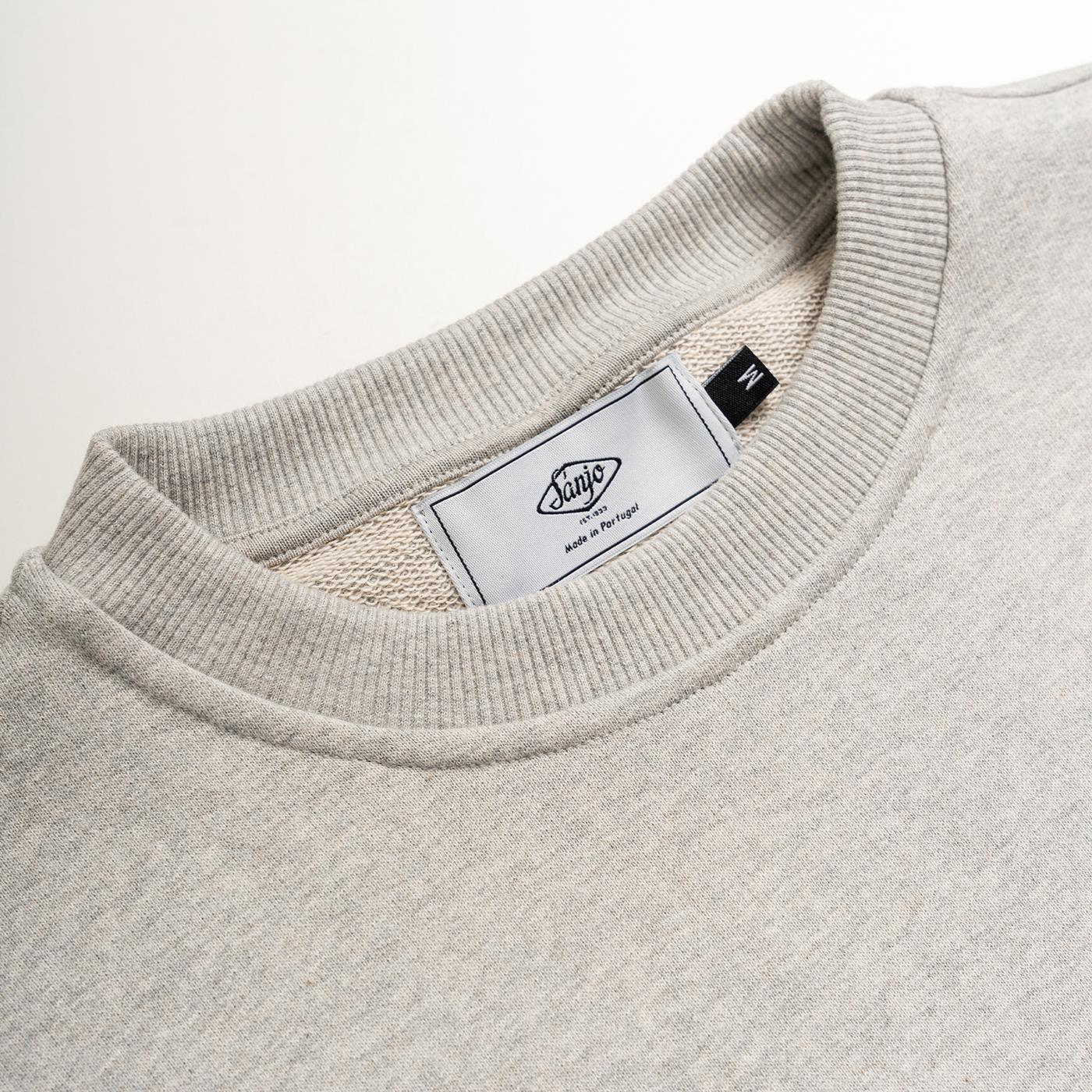 Sanjo K100 Patch Sweat Grey - Image 3