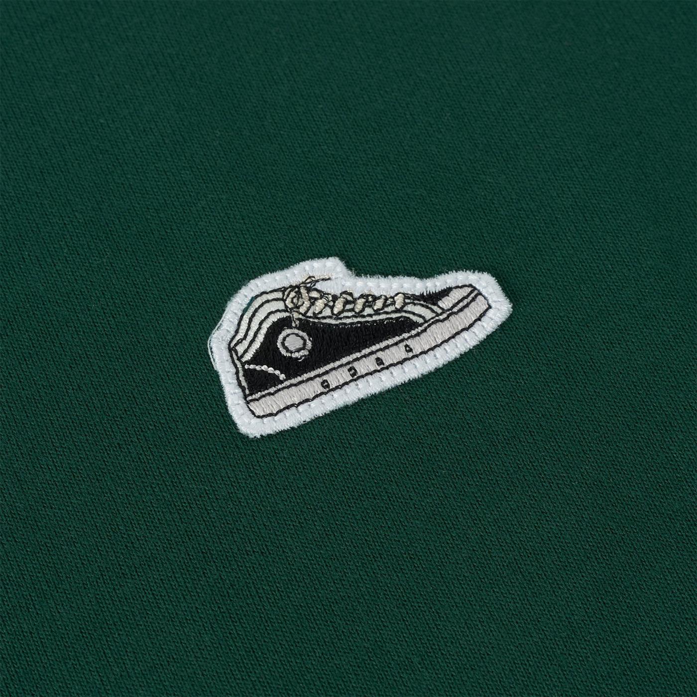 Sanjo Patch Classic T-Shirt Bottle Green - Image 3