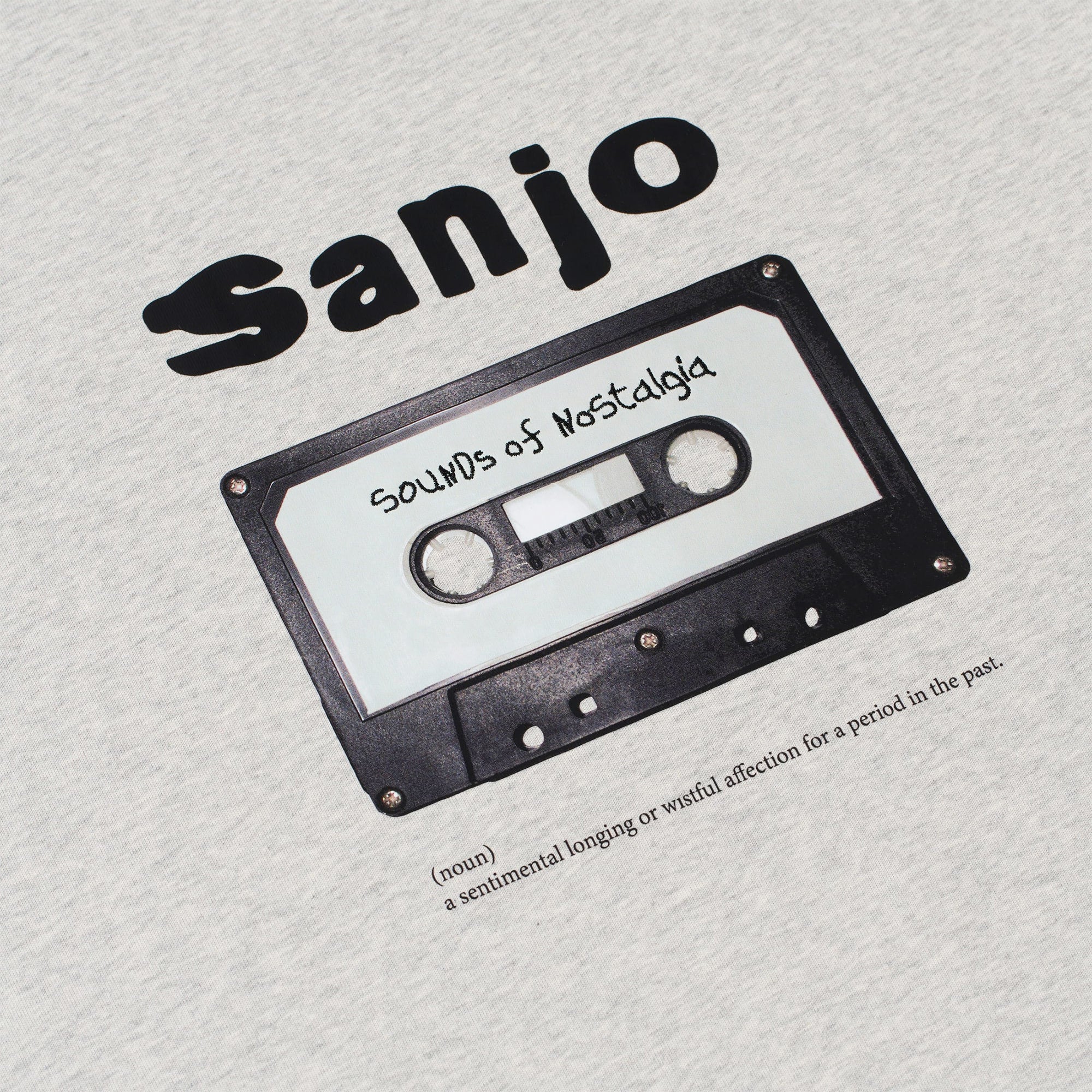 Sanjo Retro Sound T-Shirt Grey - Image 3