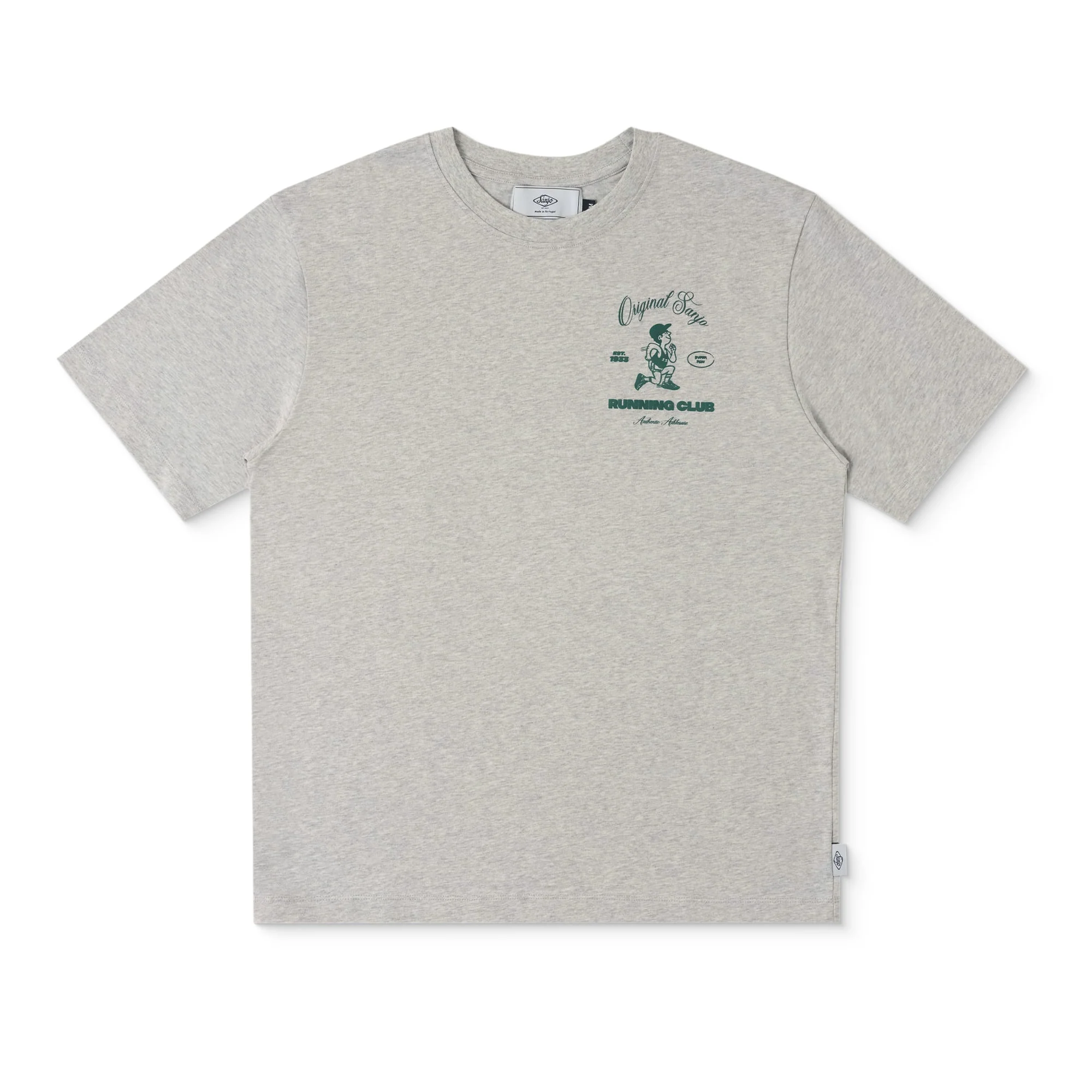 Sanjo Running Club T-Shirt Grey - Image 2