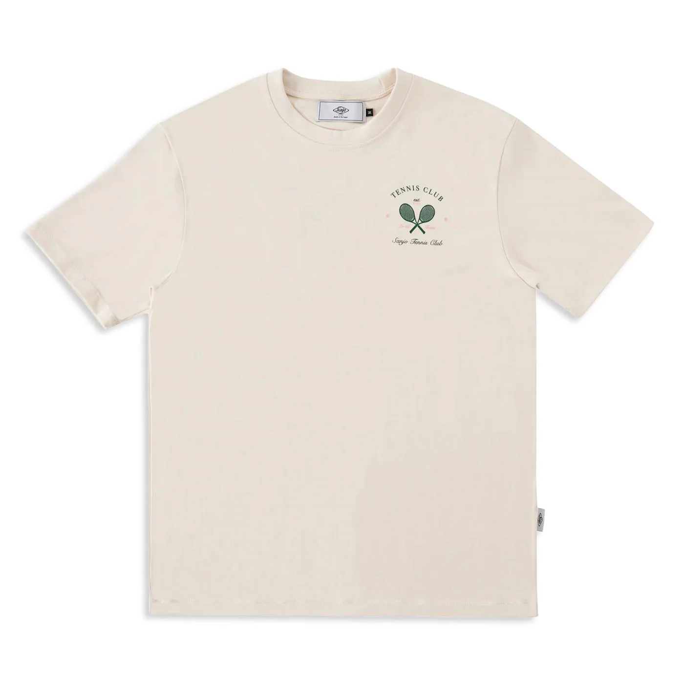 Sanjo Tennis Club T-Shirt Ecru - Image 2