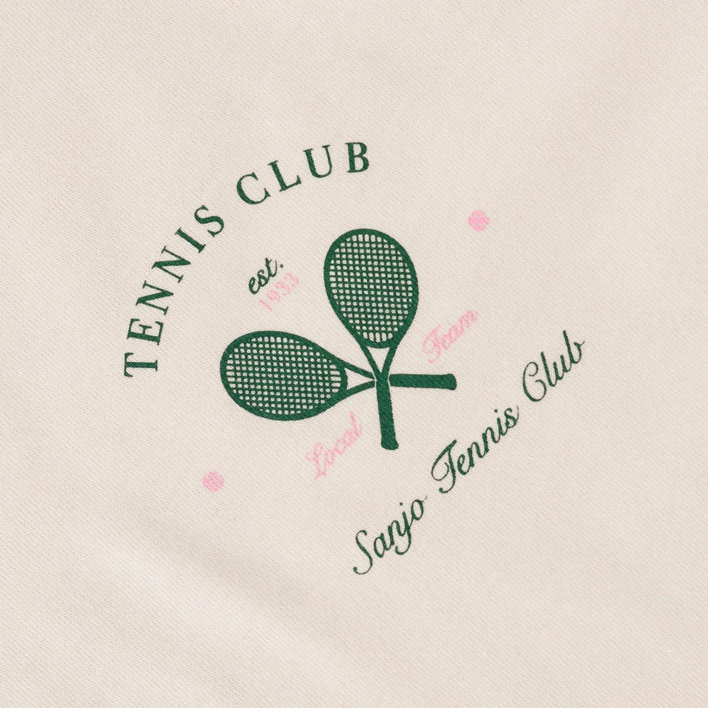 Sanjo Tennis Club T-Shirt Ecru - Image 5