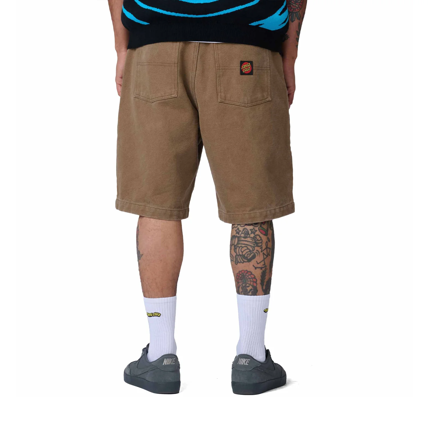 Santa Cruz Big Shorts Taupe Canvas - Image 2