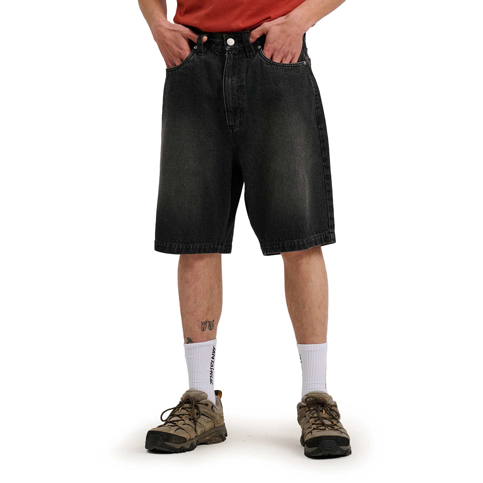 Santa Cruz Big Shorts Washed Black