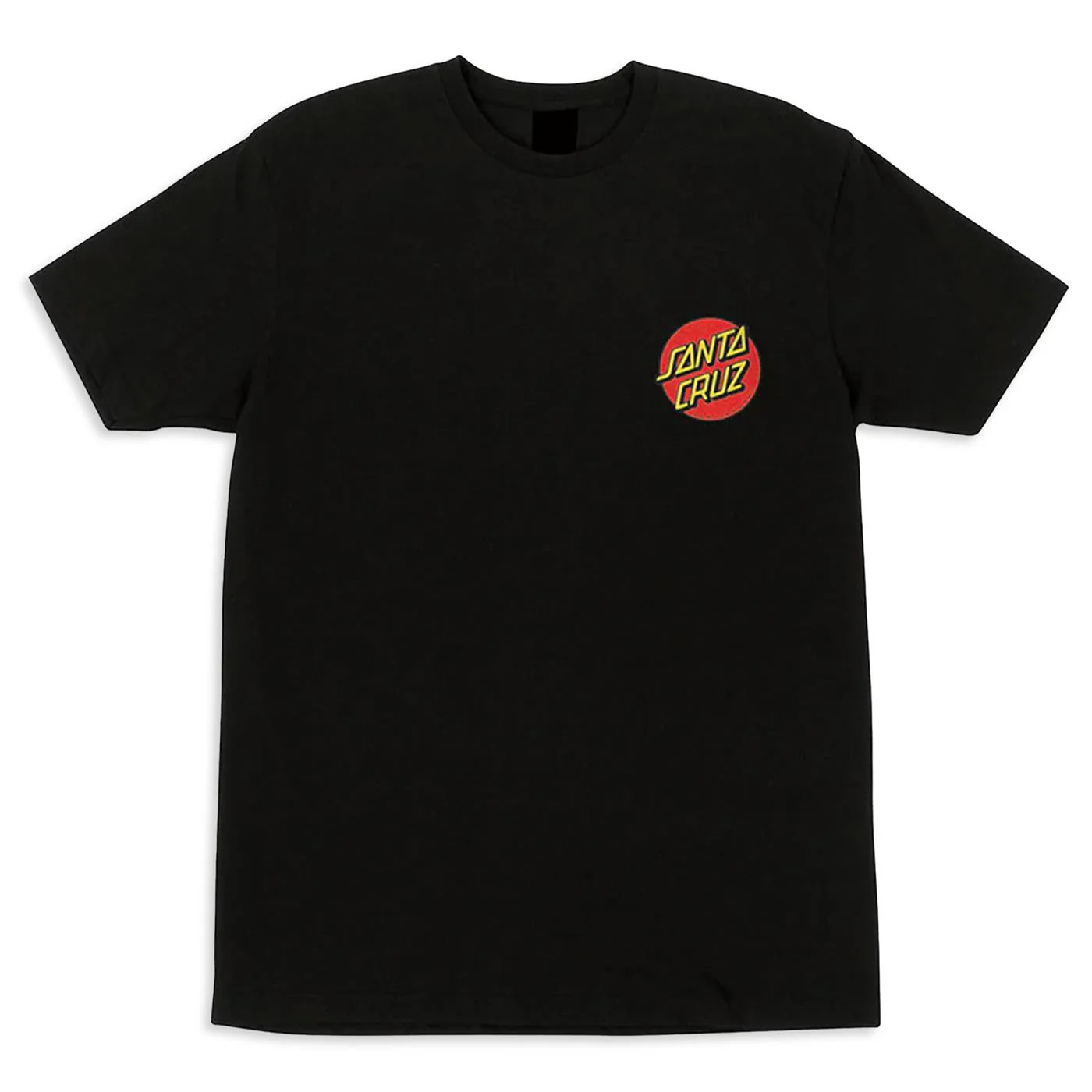 Santa Cruz Classic Dot Chest T-Shirt Black - Image 2