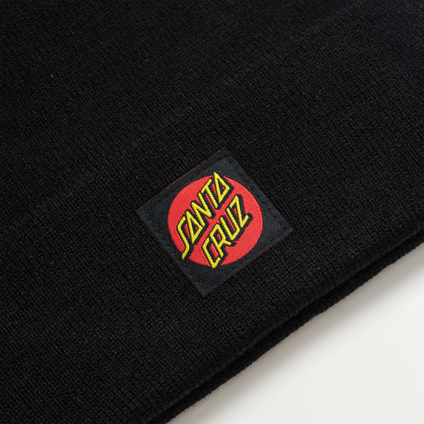Santa Cruz Classic Label Beanie Black - Image 2