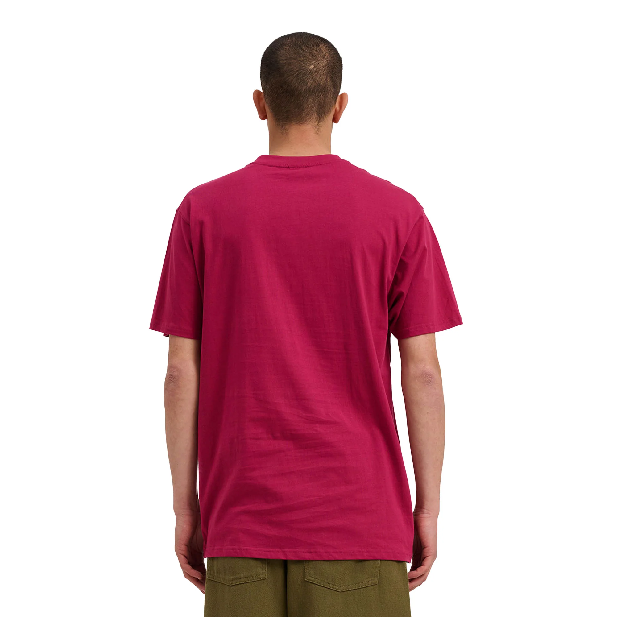 Santa Cruz Crescent Bone Hand T-Shirt Burgundy - Image 2