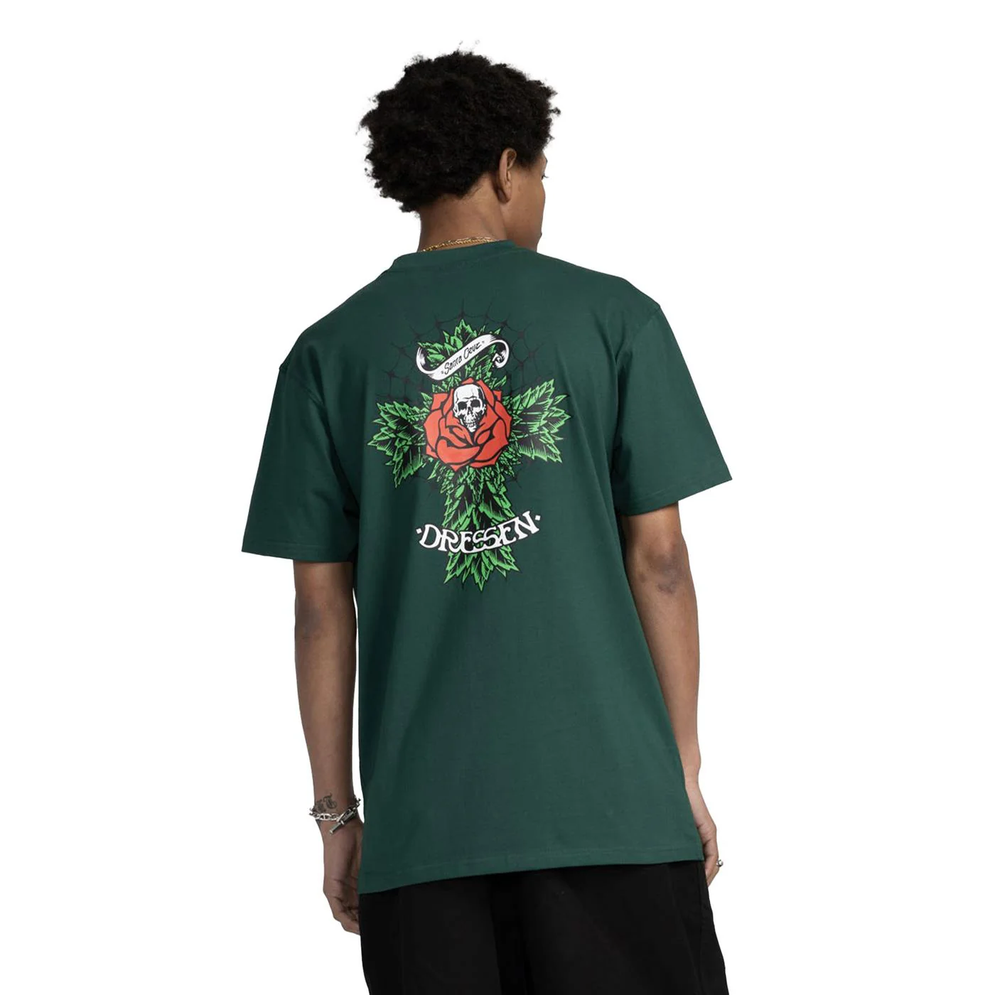 Santa Cruz Dressen Rose Cross 2 T-Shirt Rainforest