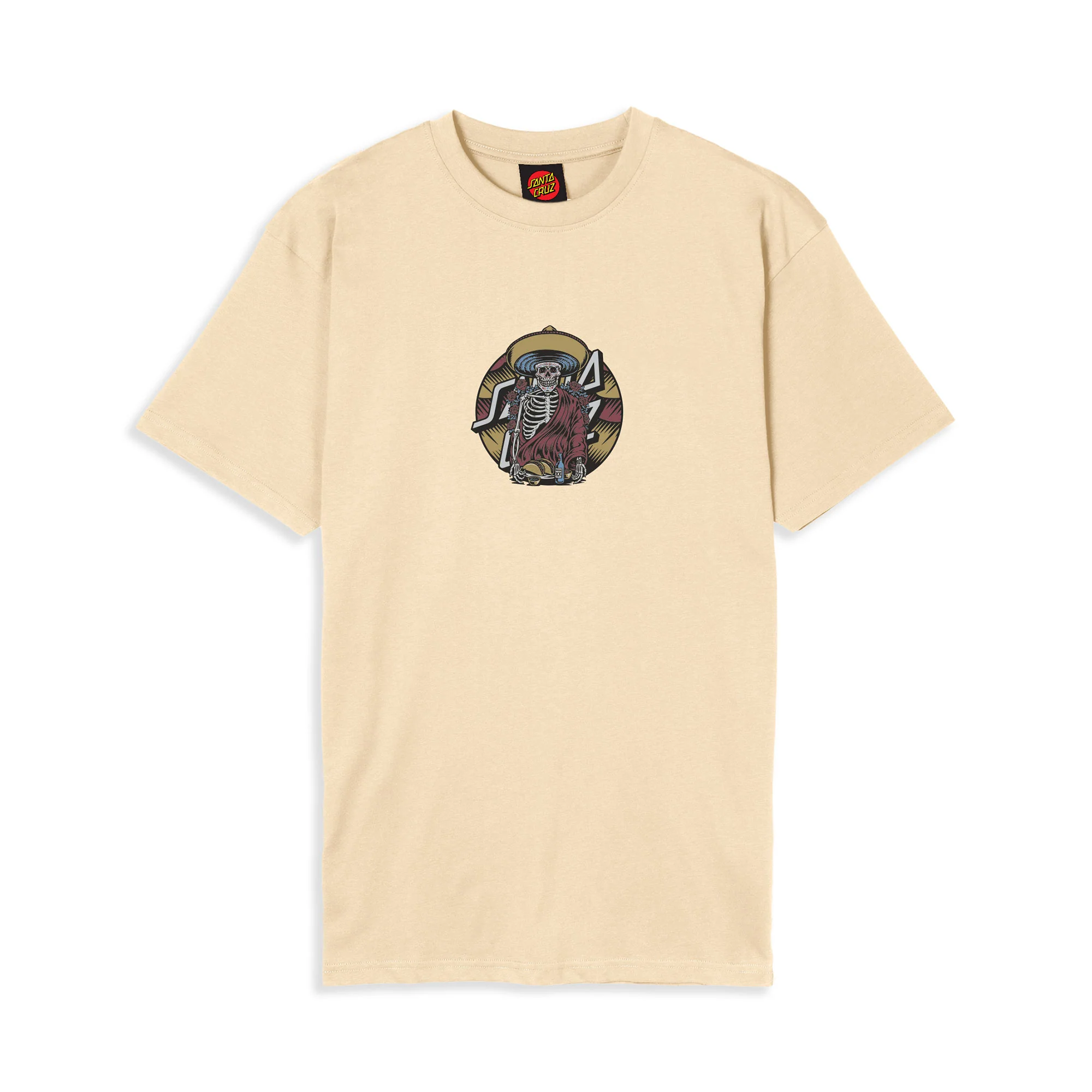 Santa Cruz Guzman Dining Dot T-Shirt Vanilla