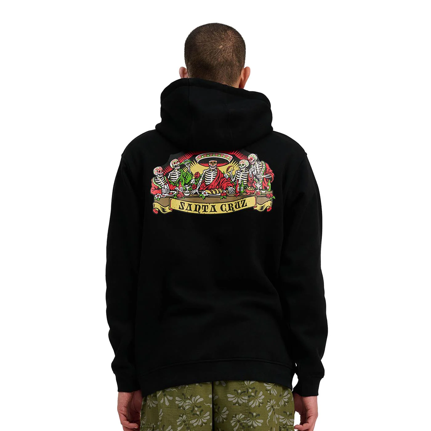 Santa Cruz Guzman Scroll Front Hoodie Black
