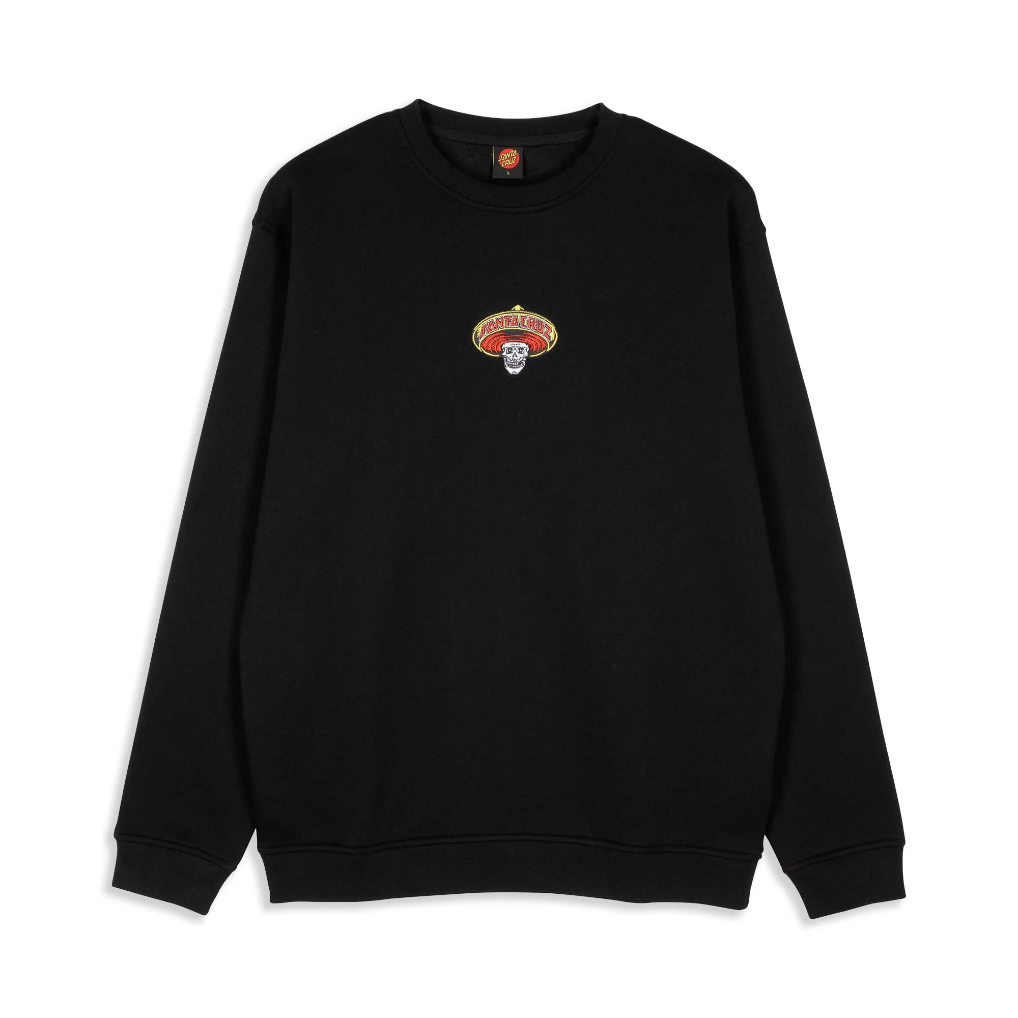 Santa Cruz Guzman Skull Crew Black