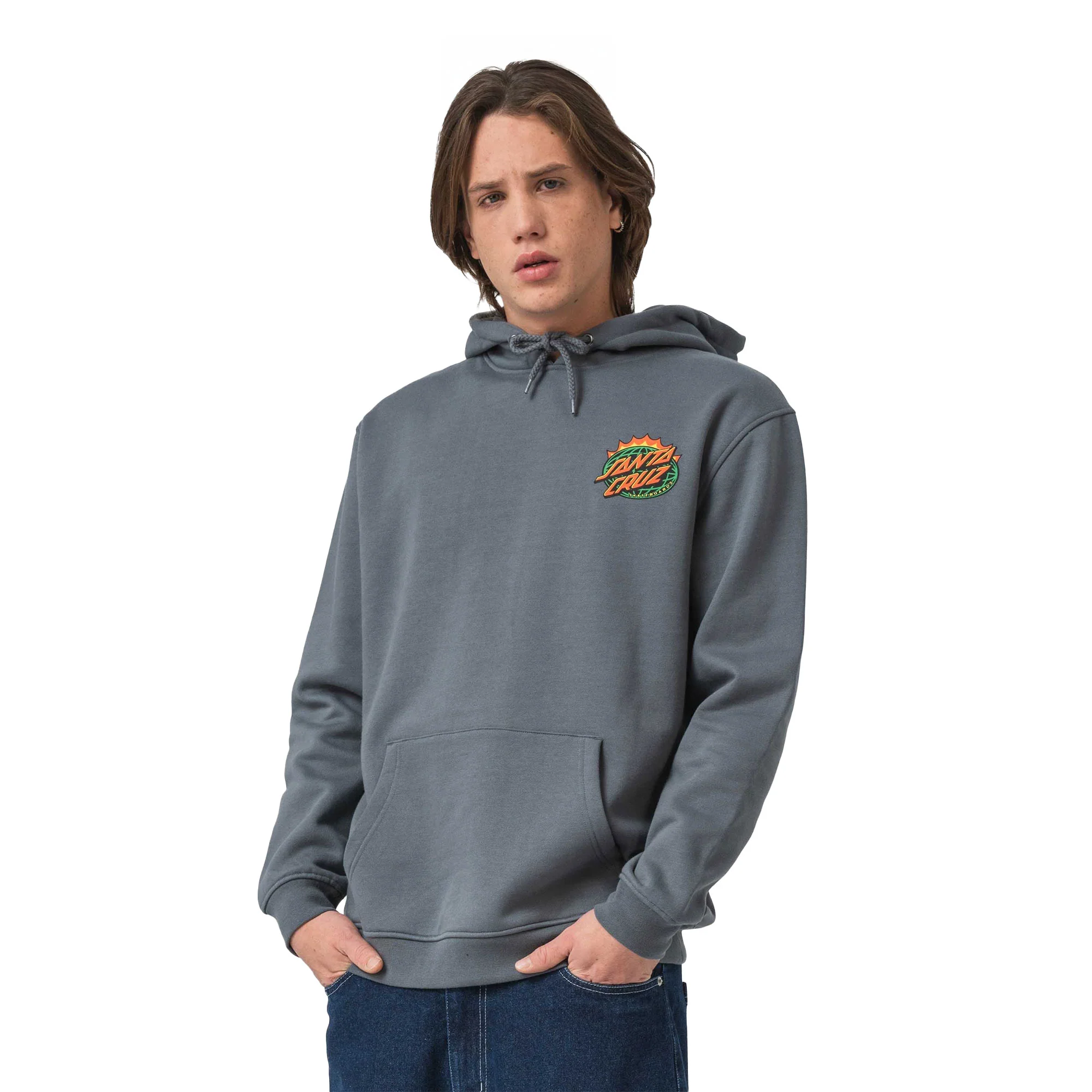 Santa Cruz Kendall End Of The Dot Hoodie Storm Grey - Image 2