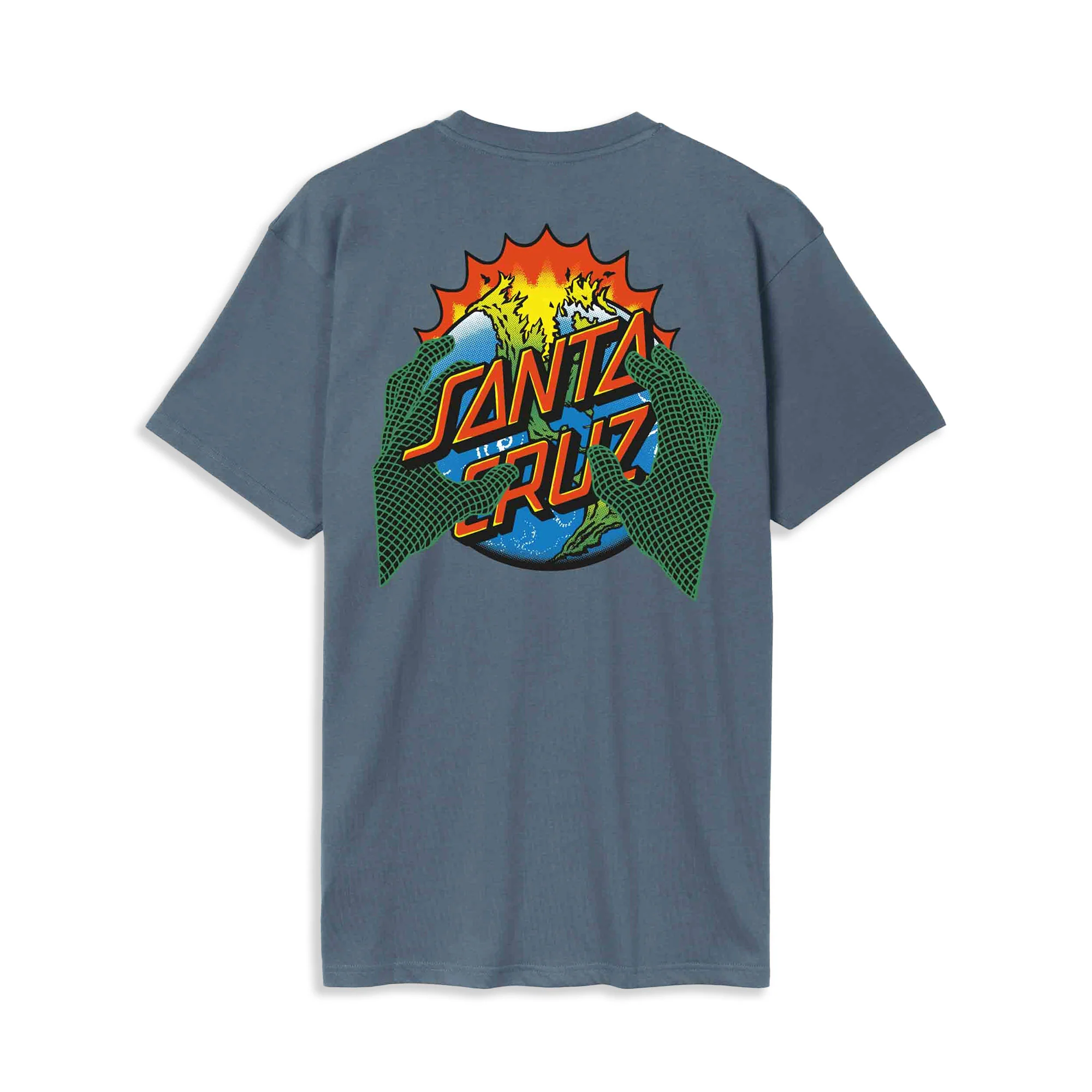 Santa Cruz Kendall End Of The Dot Tee Storm Grey