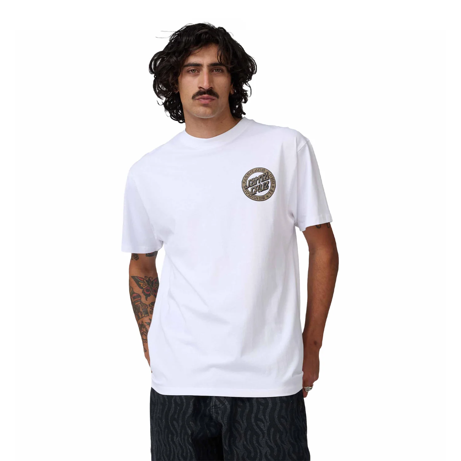 Santa Cruz Loco Dot T-Shirt White
