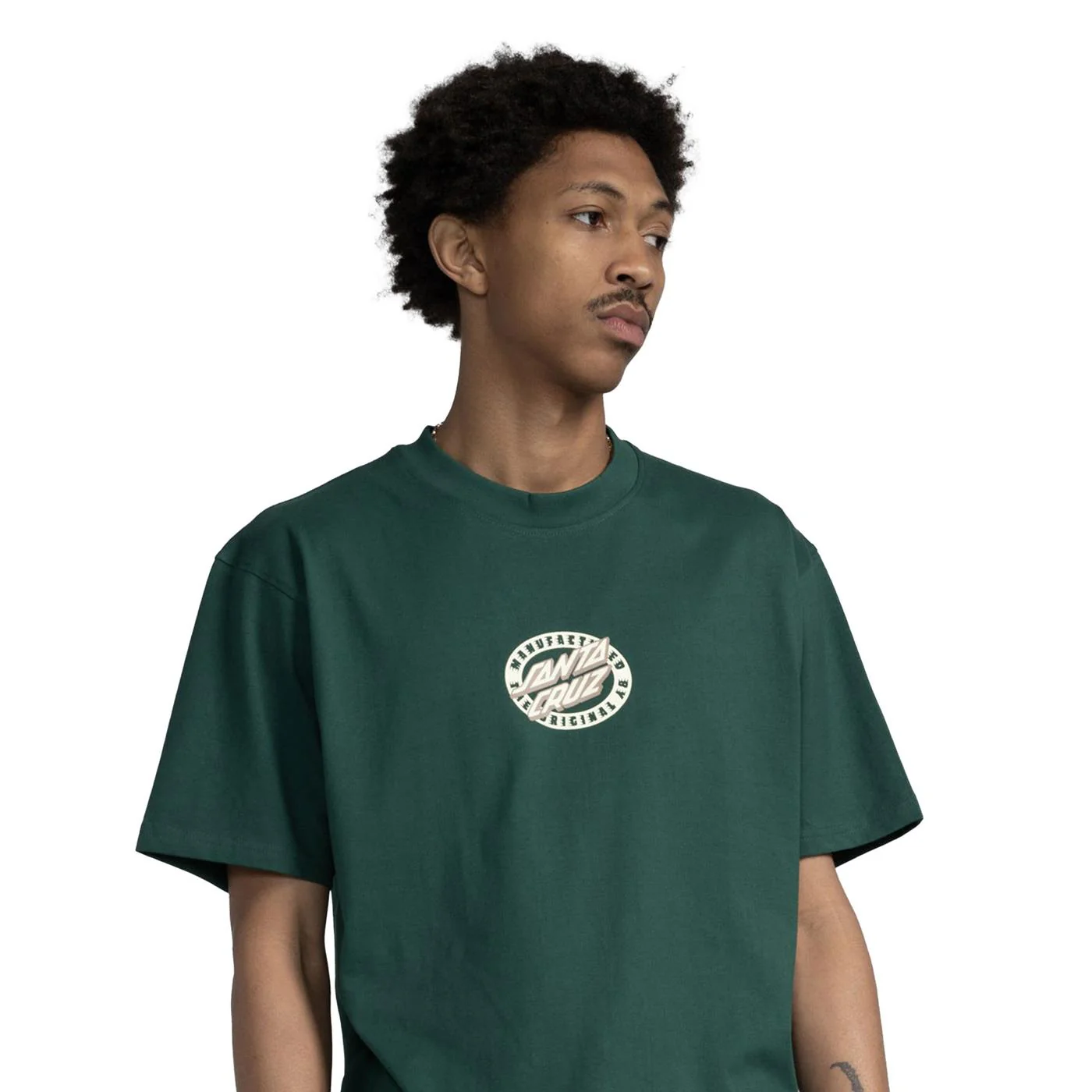 Santa Cruz MFG Oval Dot Front T-Shirt Rainforest - Image 3