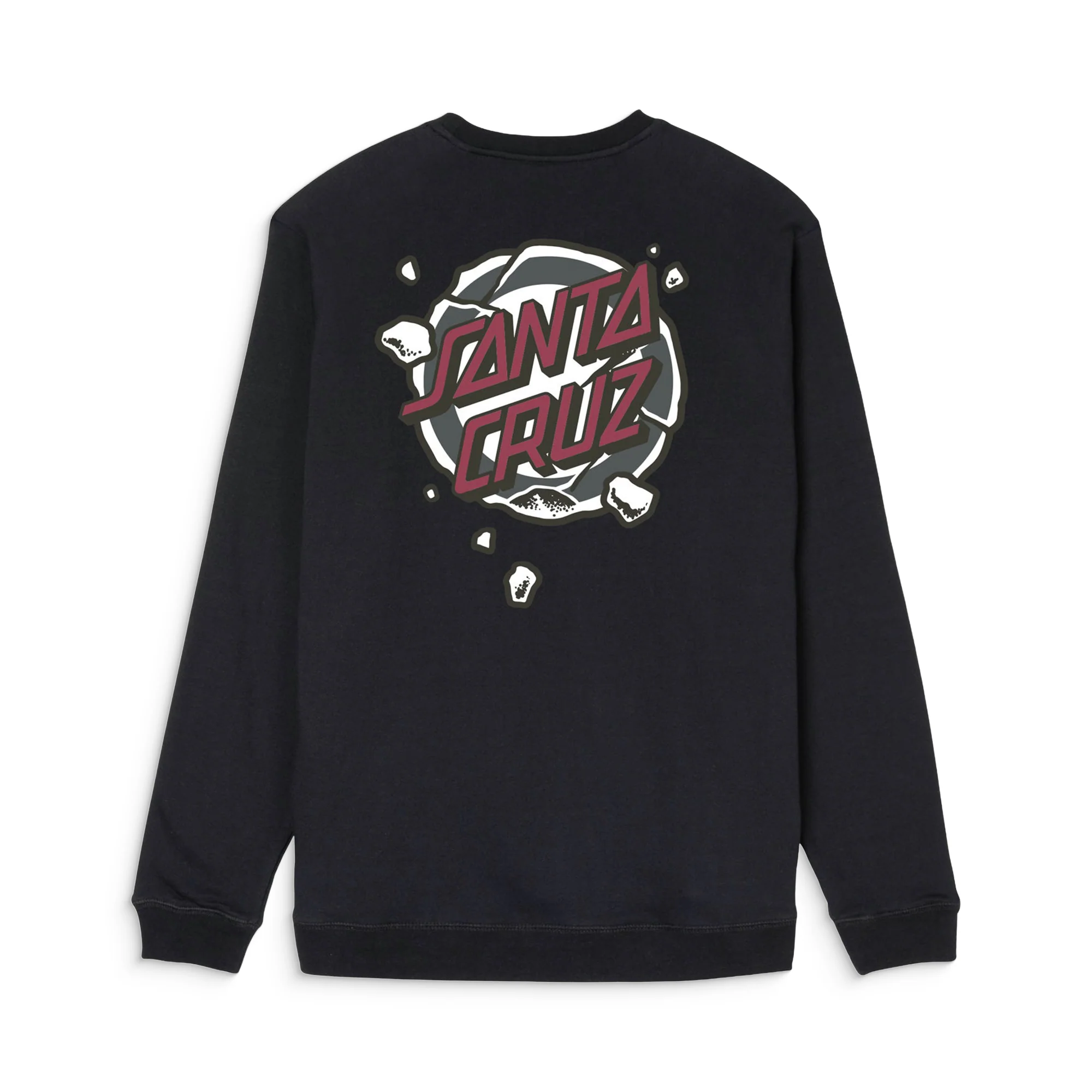 Santa Cruz Roskopp Destruct Dot Crew Black - Image 3