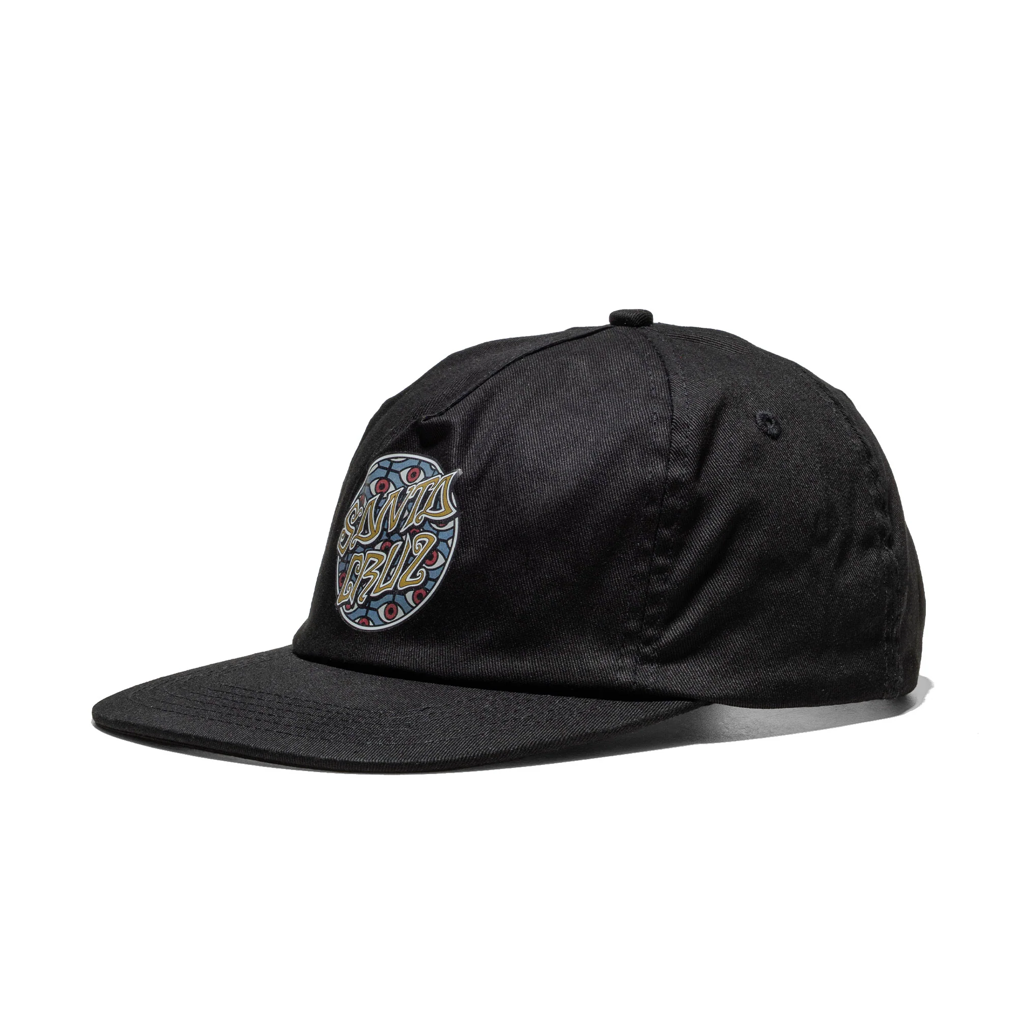 Santa Cruz Salba Eyes Dot Snapback Black - Image 2