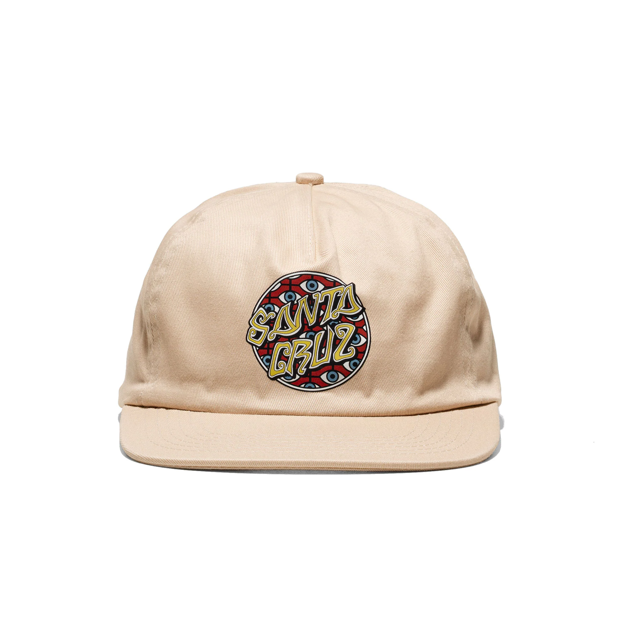 Santa Cruz Salba Eyes Dot Snapback Vanilla