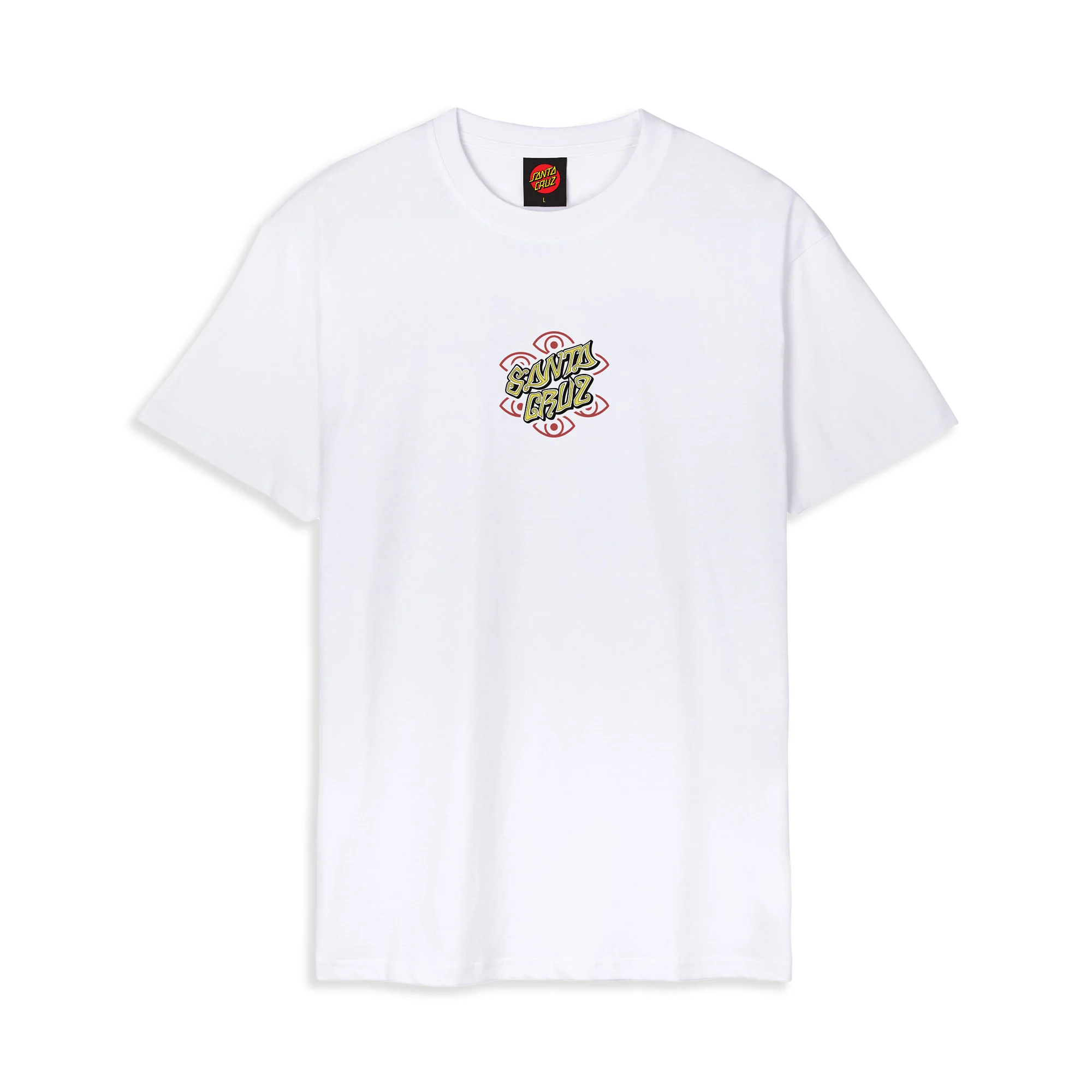 Santa Cruz Salba Eyes Dot T-Shirt White - Image 2