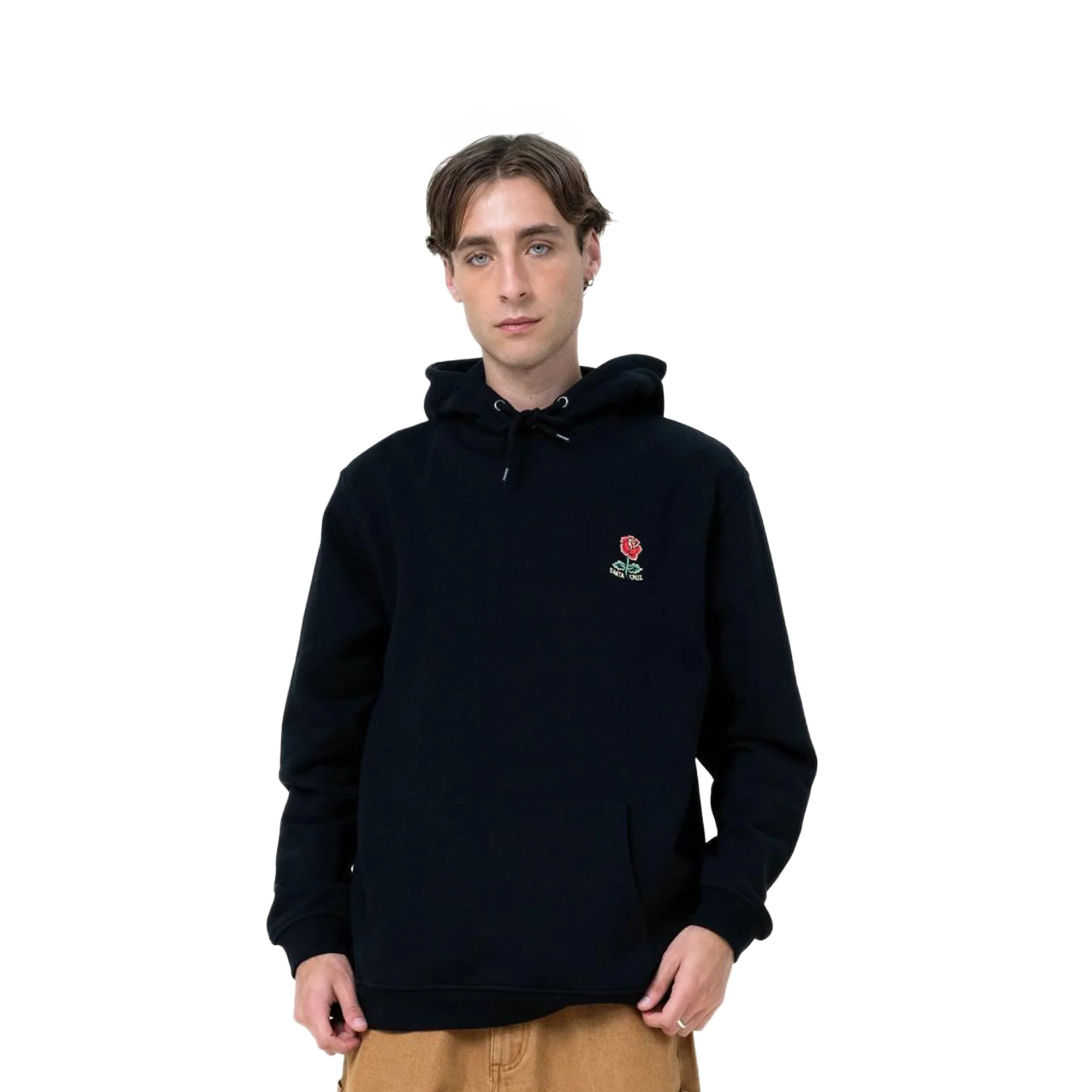 Santa Cruz Screaming Rose Flash Hoodie Black - Image 2