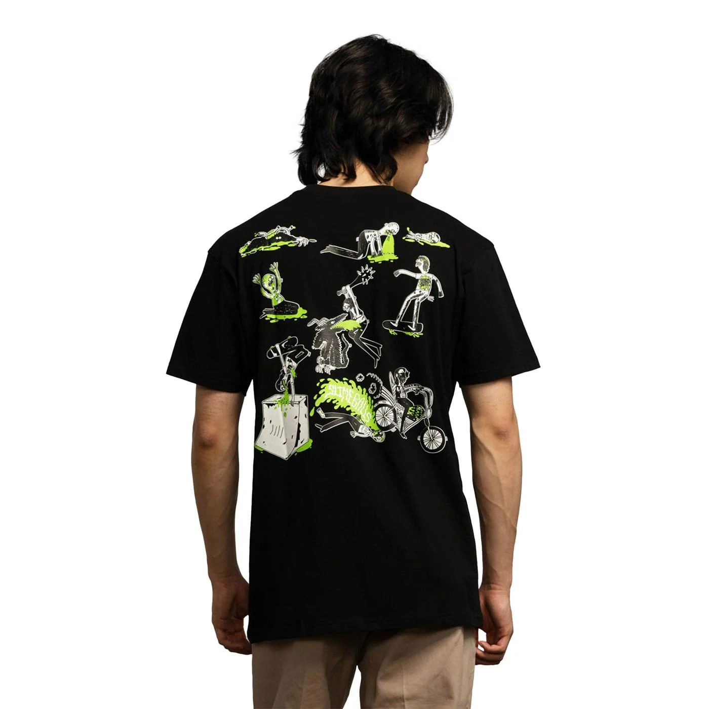 Santa Cruz Slime Balls Scene Report T-Shirt Black