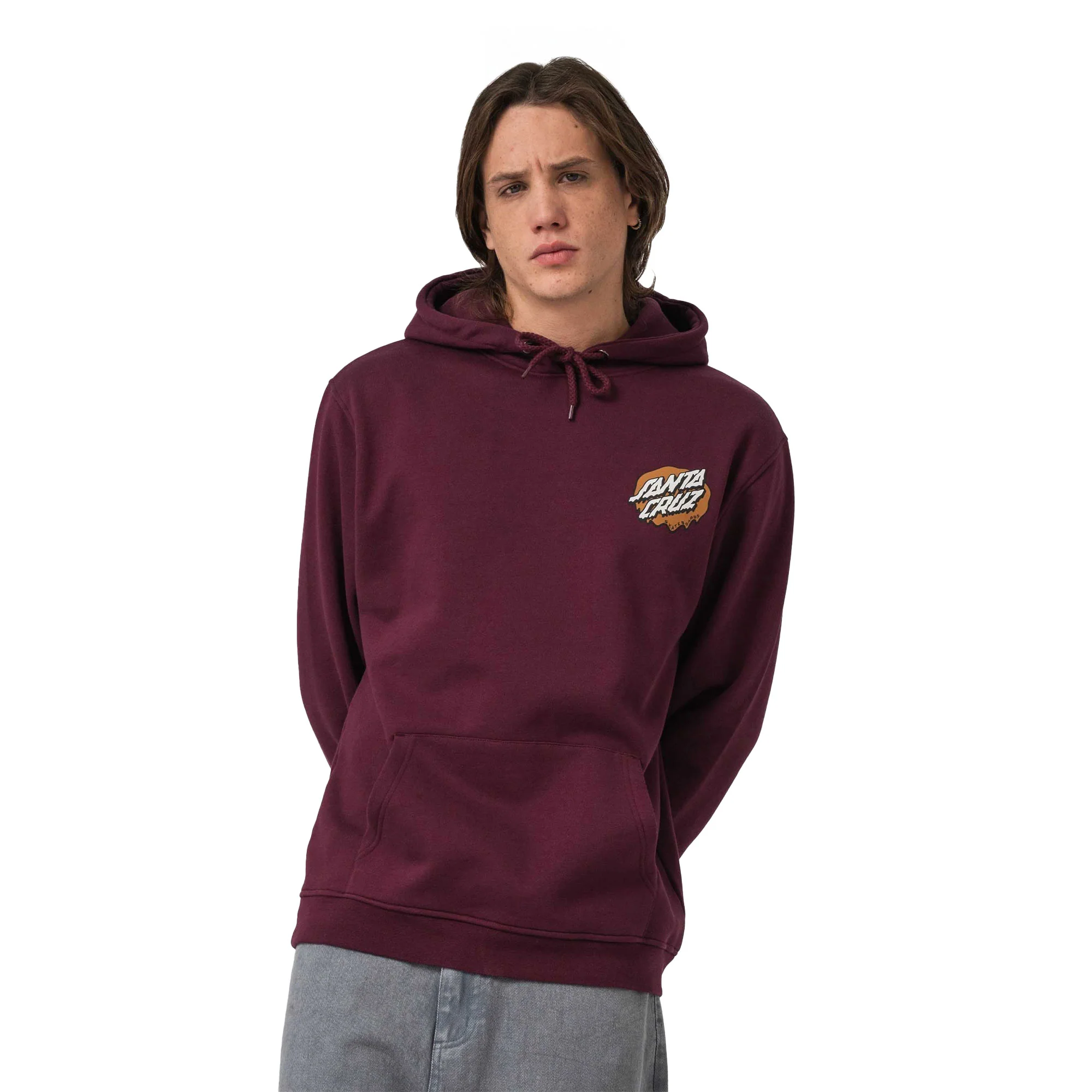 Santa Cruz Slime Scream Hoodie Cherry - Image 2