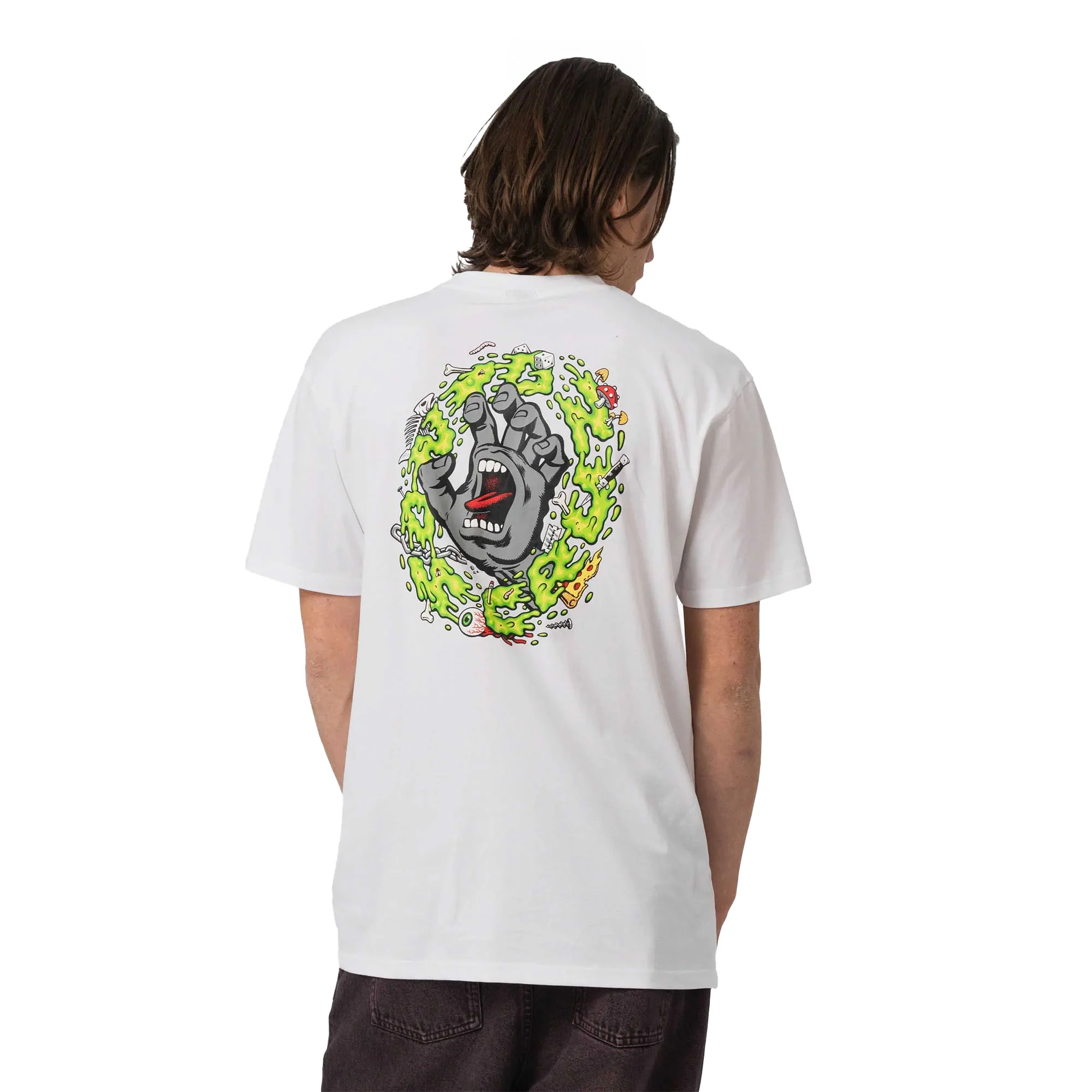 Santa Cruz Slime Scream Tee White