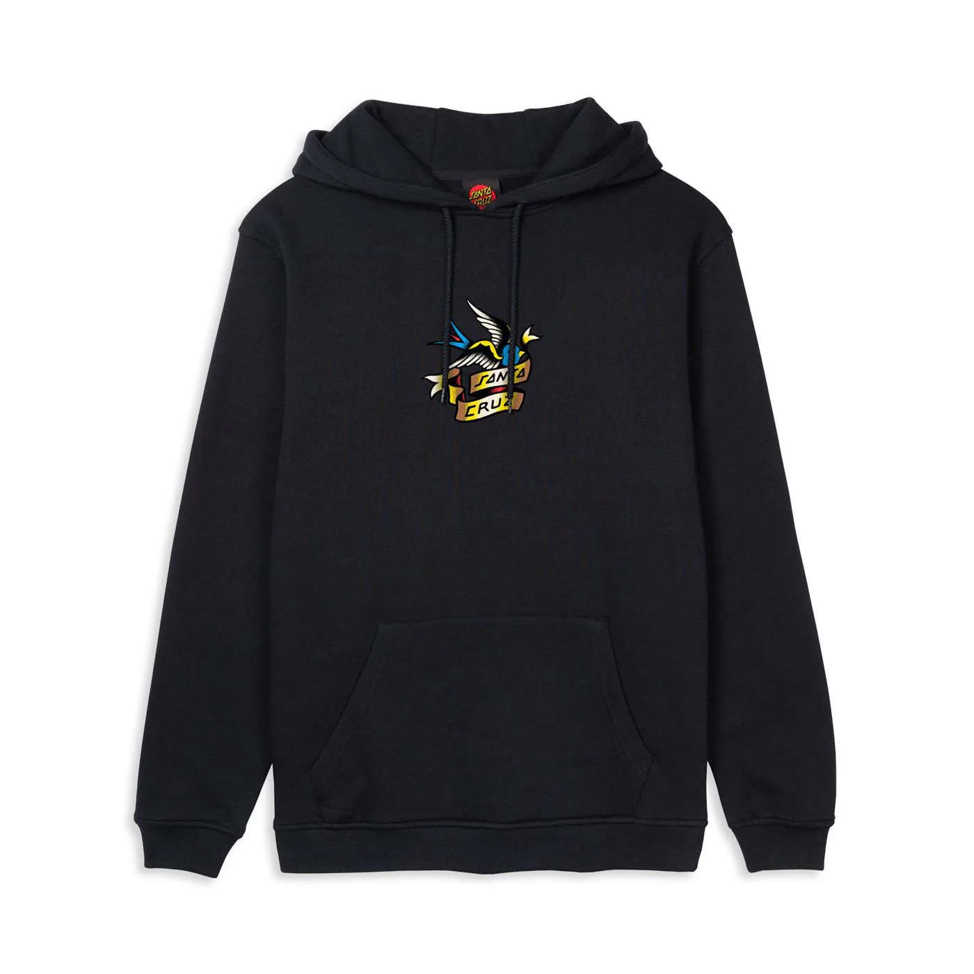 Santa Cruz Sommer Sparrow Front Hoodie Black