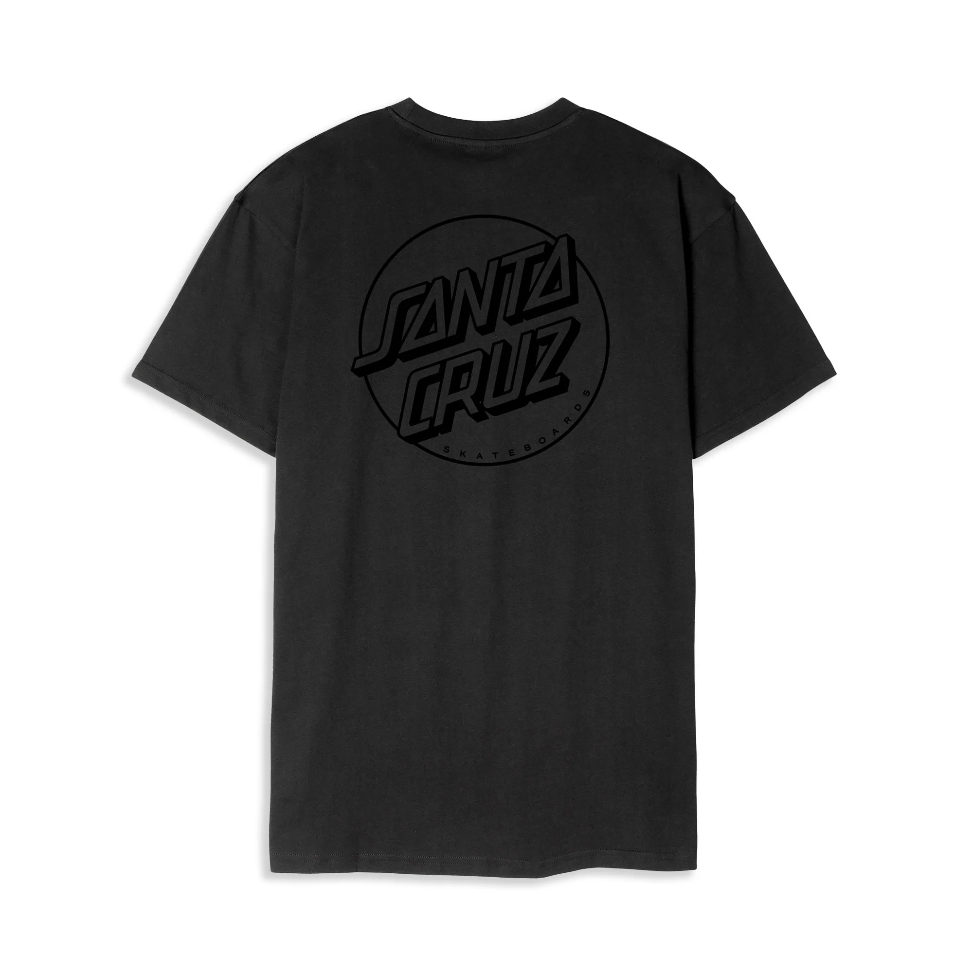 Santa Cruz Tonal Opus Dot Stripe T-Shirt Black
