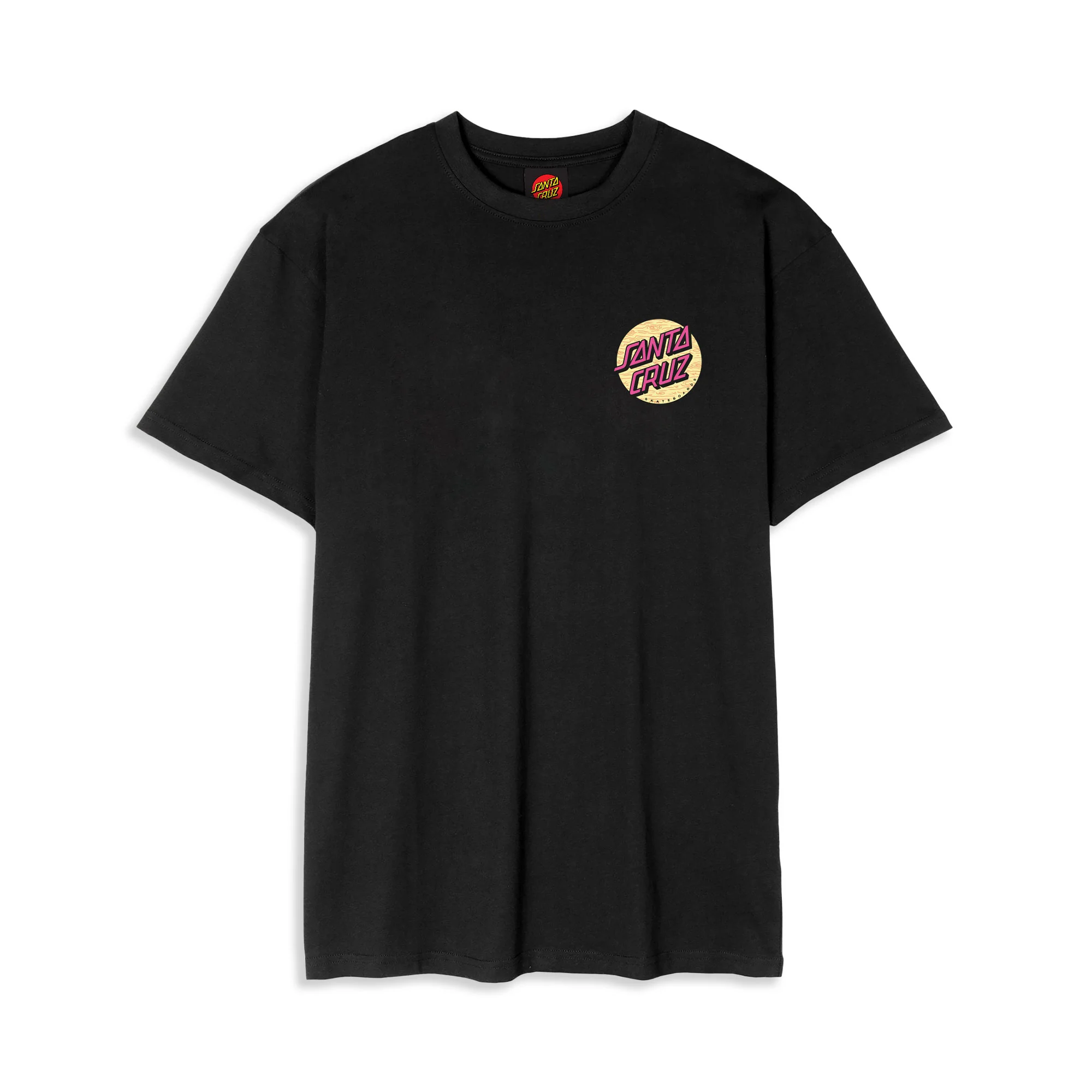 Santa Cruz Wagon Dot Chest T-Shirt Black - Image 2